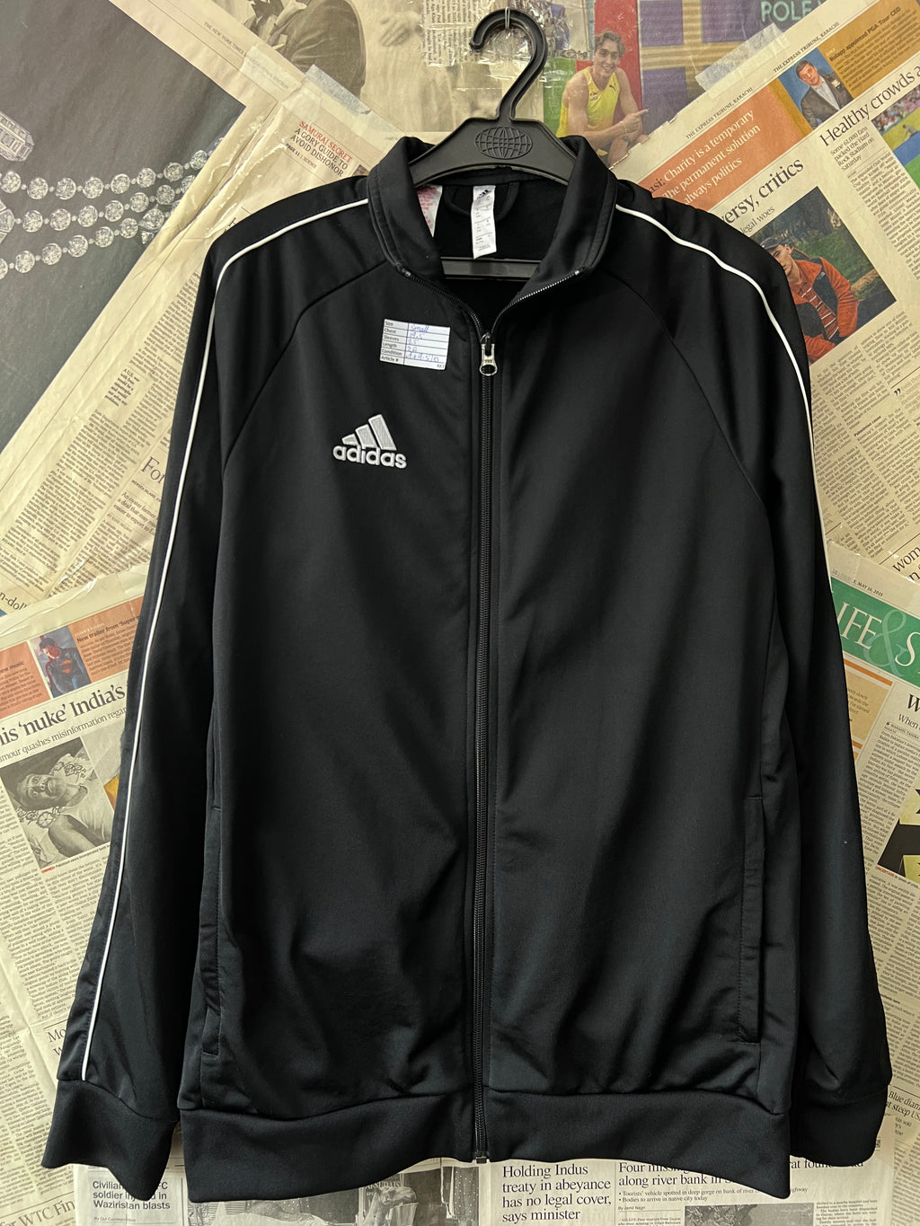 Adid*s® Small | Chest: 19.5" | Black | Jacket | 663 - Genuine Maal