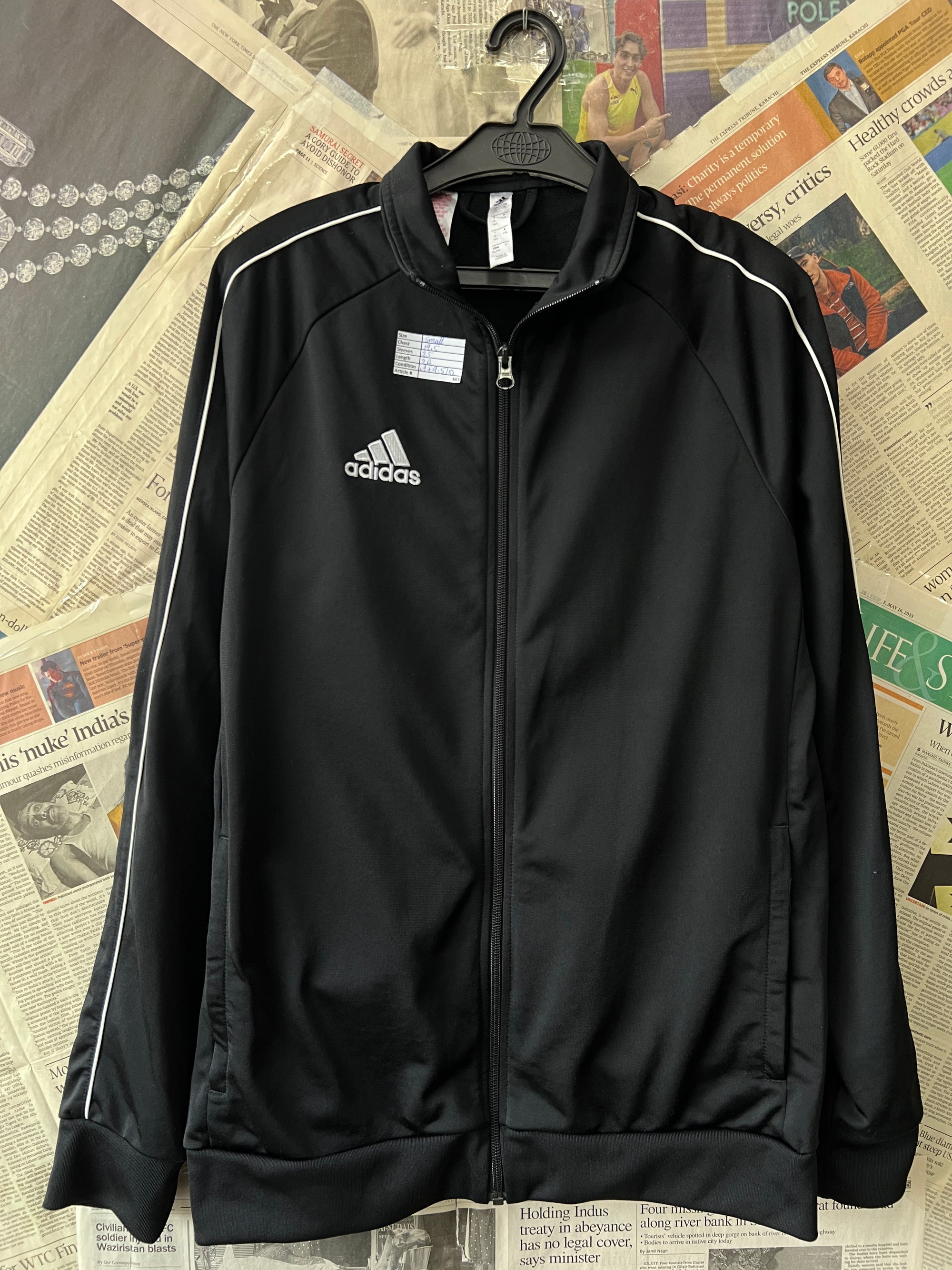 Adid*s® Small | Chest: 19.5" | Black | Jacket | 663 - Genuine Maal