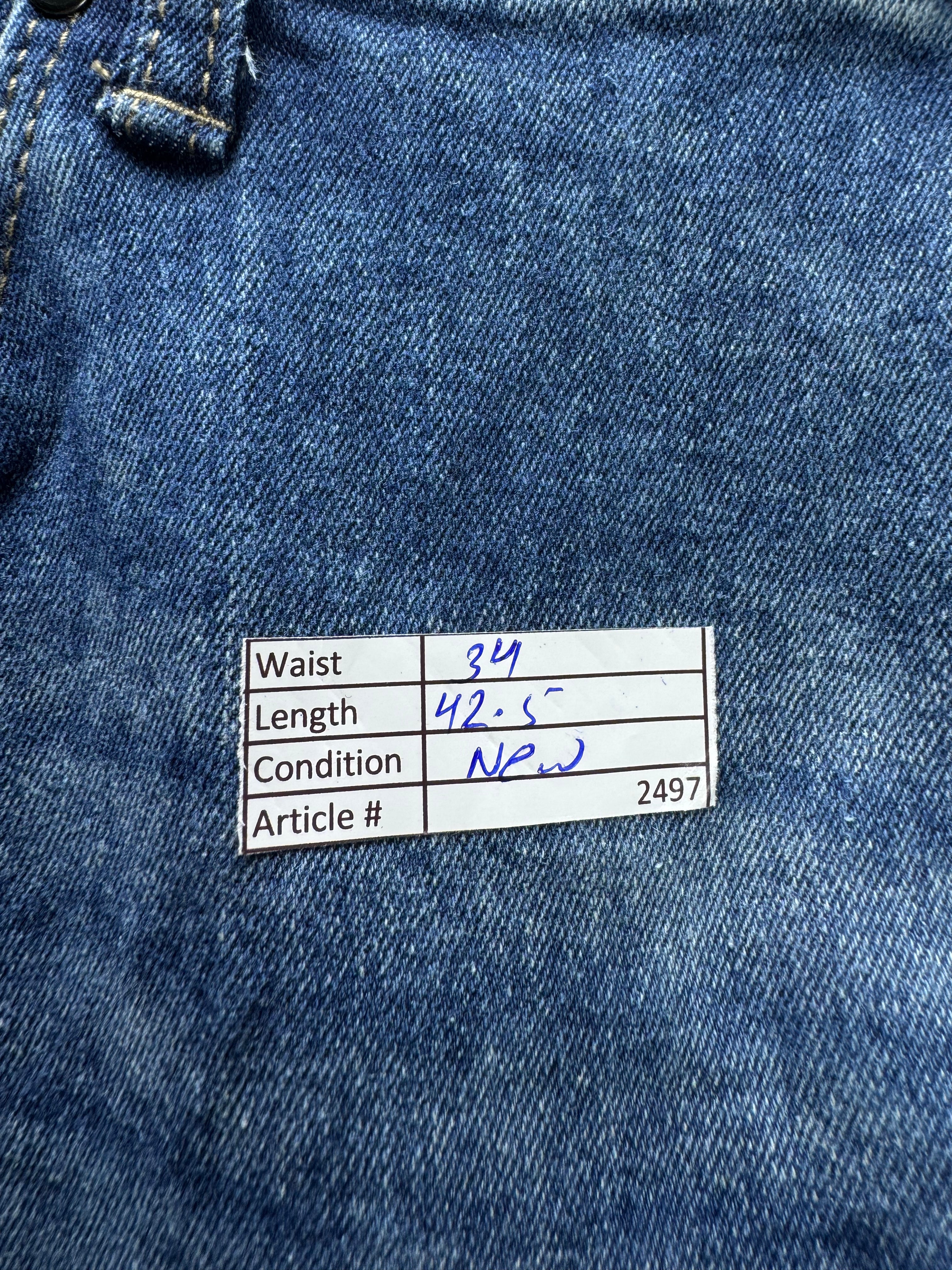 Firetrap® Waist: 34" | Blue | Denim Pants | Poly - Cotton - Elastane | 2497 - Genuine Maal