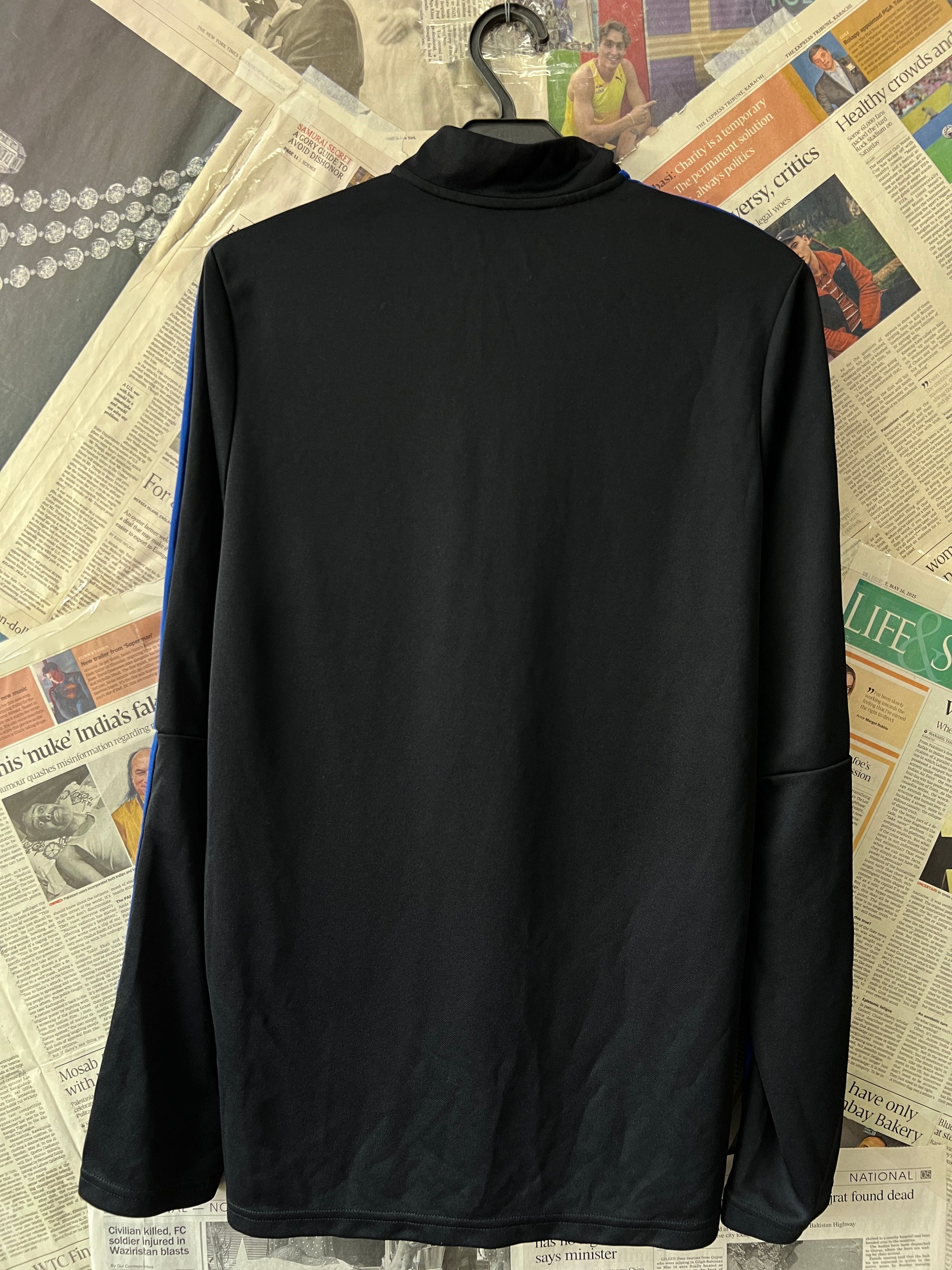 Adid*s® Small | Chest: 19" | Black | Quarter Zipper Jacket | 667 - Genuine Maal