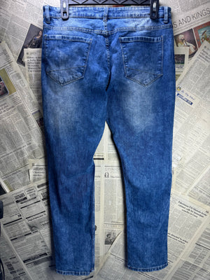 Firetrap® Waist: 34" | Blue | Denim Pants | Poly - Cotton - Elastane | 2497 - Genuine Maal