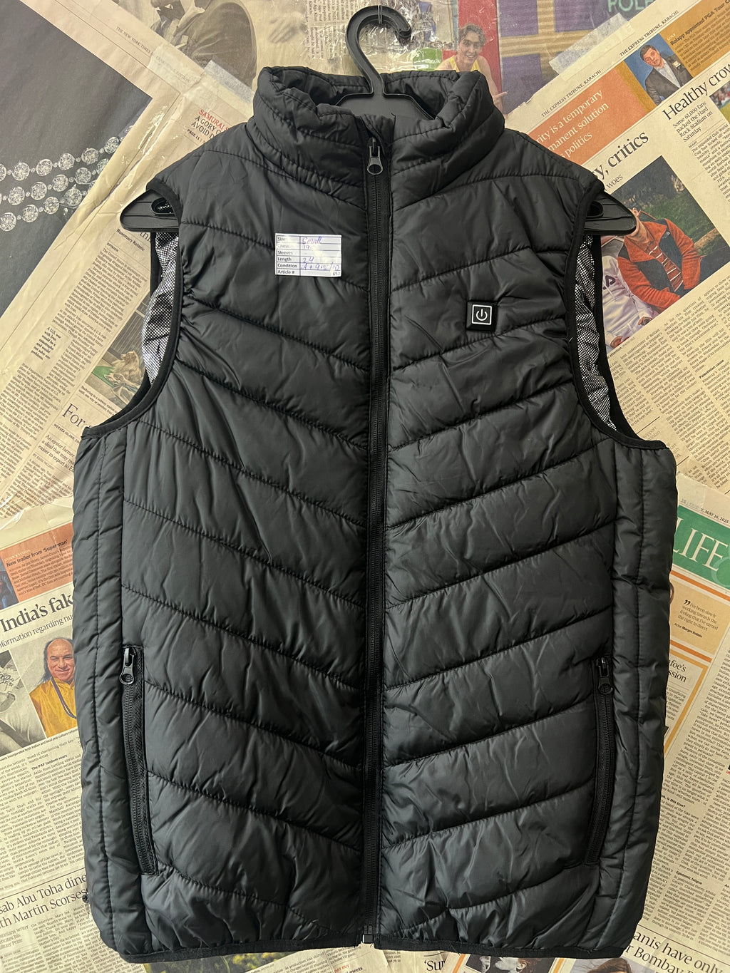 Small | Chest: 19" | Black | Batter Powered Heating Jacket | 652 - Genuine Maal