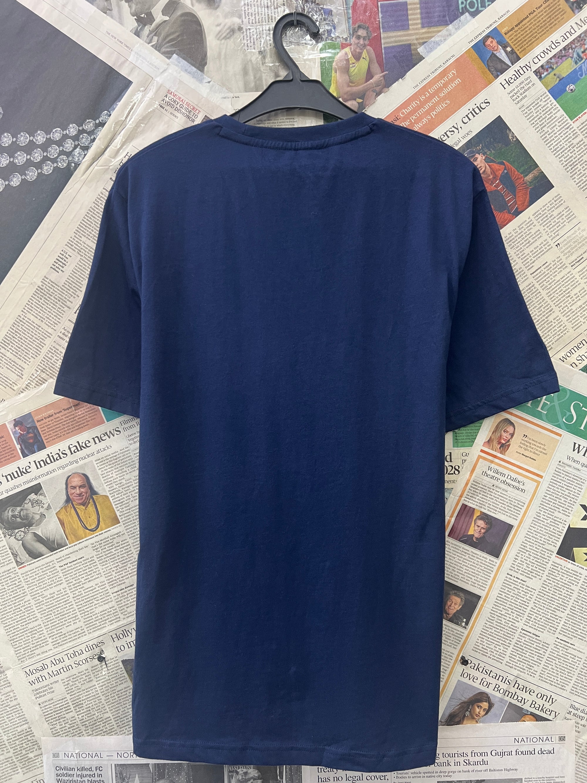 Jeff & Co® Small | Chest: 20" | Blue | T-Shirt | 774 - Genuine Maal