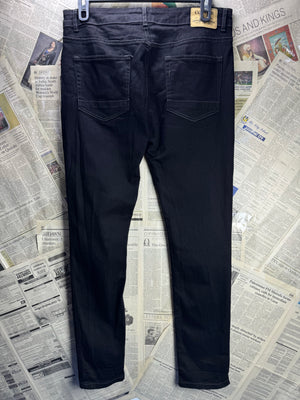 Cougar® Waist: 36" | Black | Slim Fit Denim Pants | Poly - Cotton | 2480 - Genuine Maal