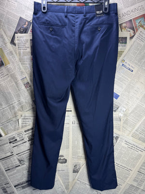 Primark® Waist: 34" | Navy | Slim Fit Dress Pants | 2722 - Genuine Maal