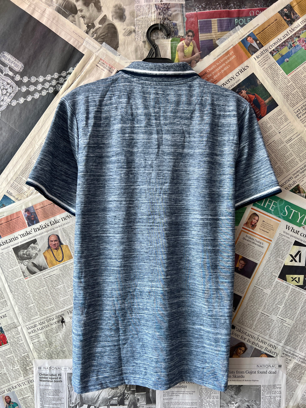 Indicode® Medium | Chest: 21.5 | Grey | Polo | 661 - Genuine Maal