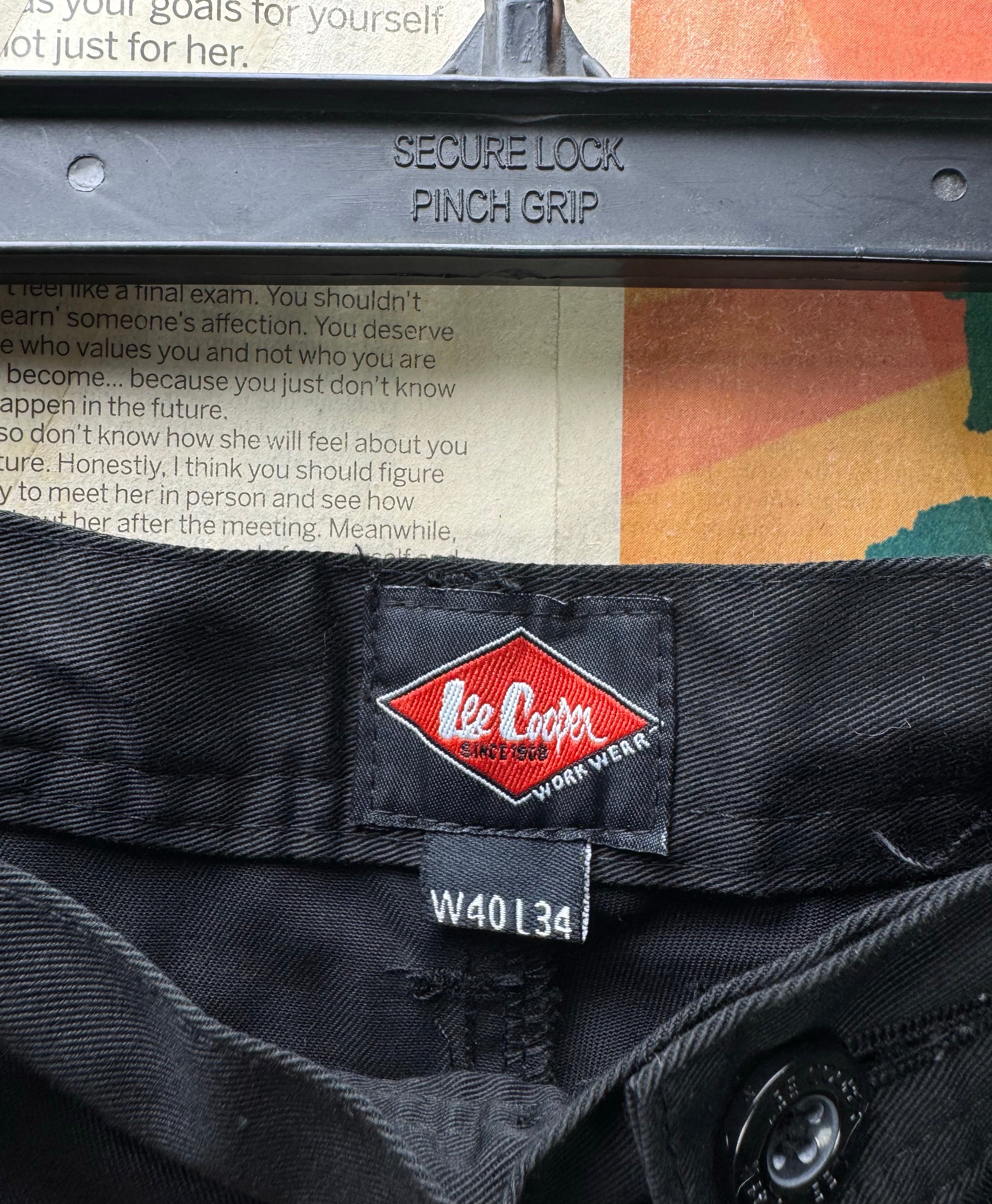 Lee Cooper® Waist: 40" | Black | Cargo Pants | Poly - Cotton | 2696 - Genuine Maal