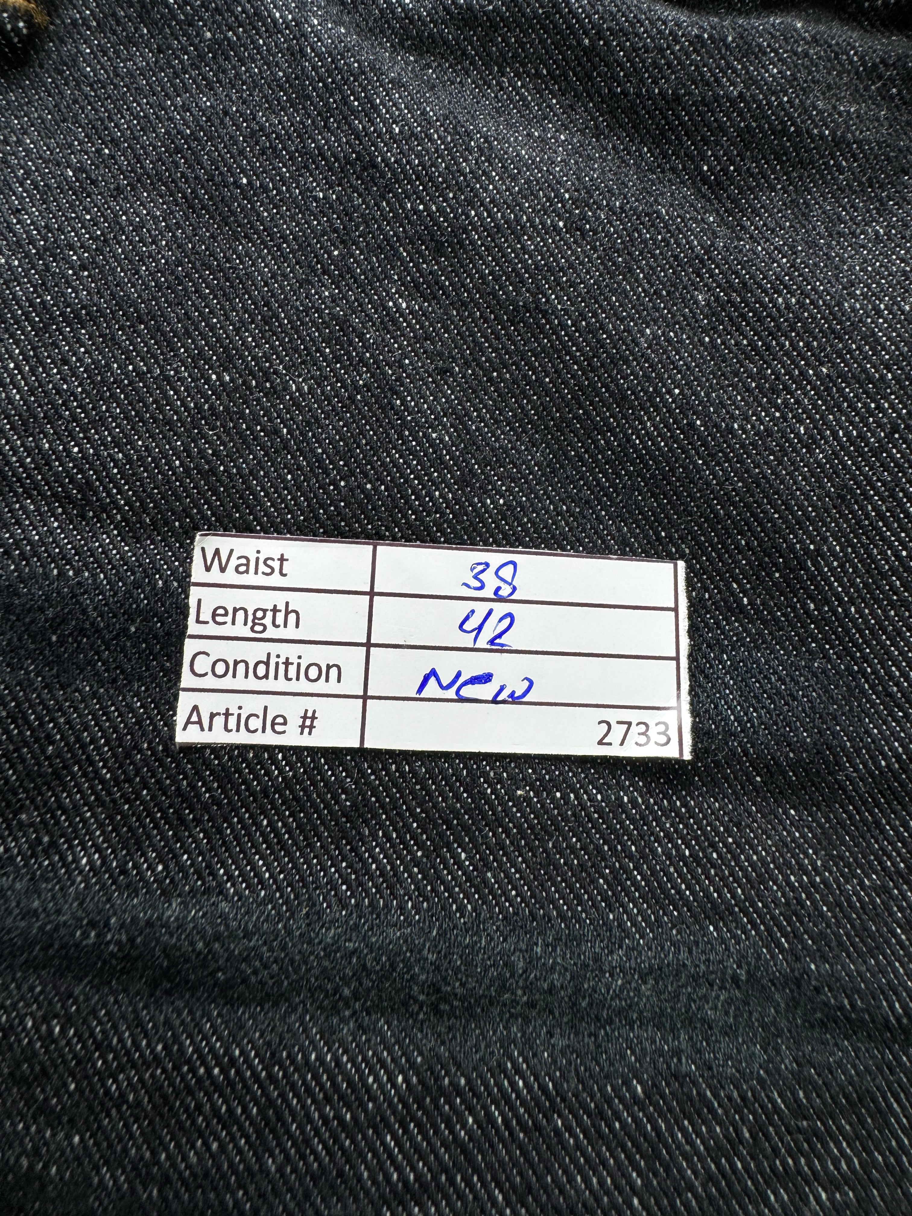 Tu® Waist: 38" | Black | Denim Pants | Poly - Cotton - Elastane | 2733 - Genuine Maal