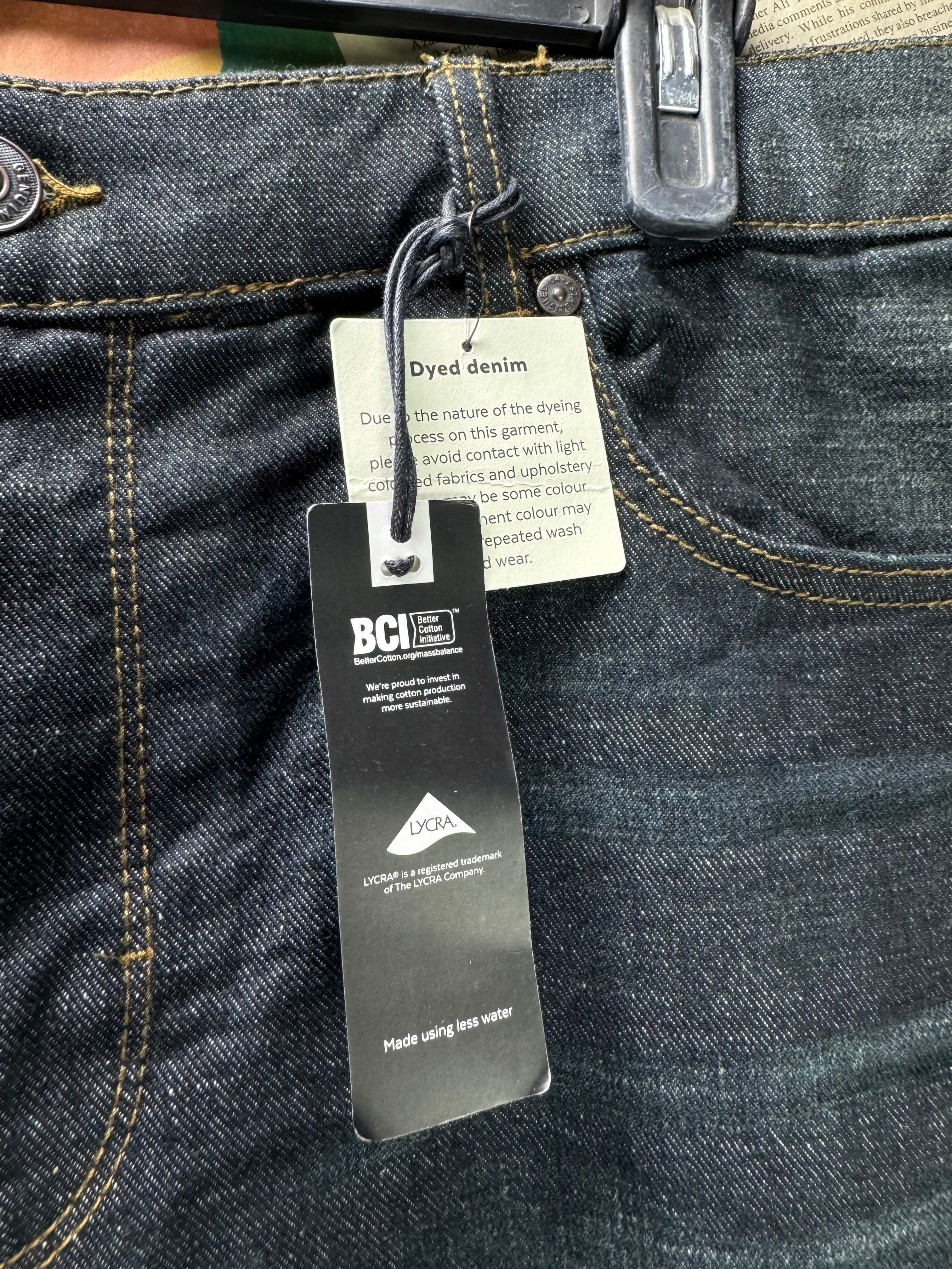 Tu® Waist: 38" | Black | Denim Pants | Poly - Cotton - Elastane | 2733 - Genuine Maal