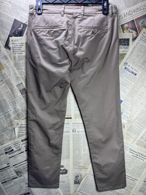 ® Waist: 32" | Tan | Chino Pants | Cotton - Elastane | 2723 - Genuine Maal