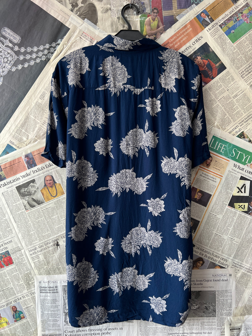 Asos® Large | Chest: 23" | Blue | Huawei | 779 - Genuine Maal