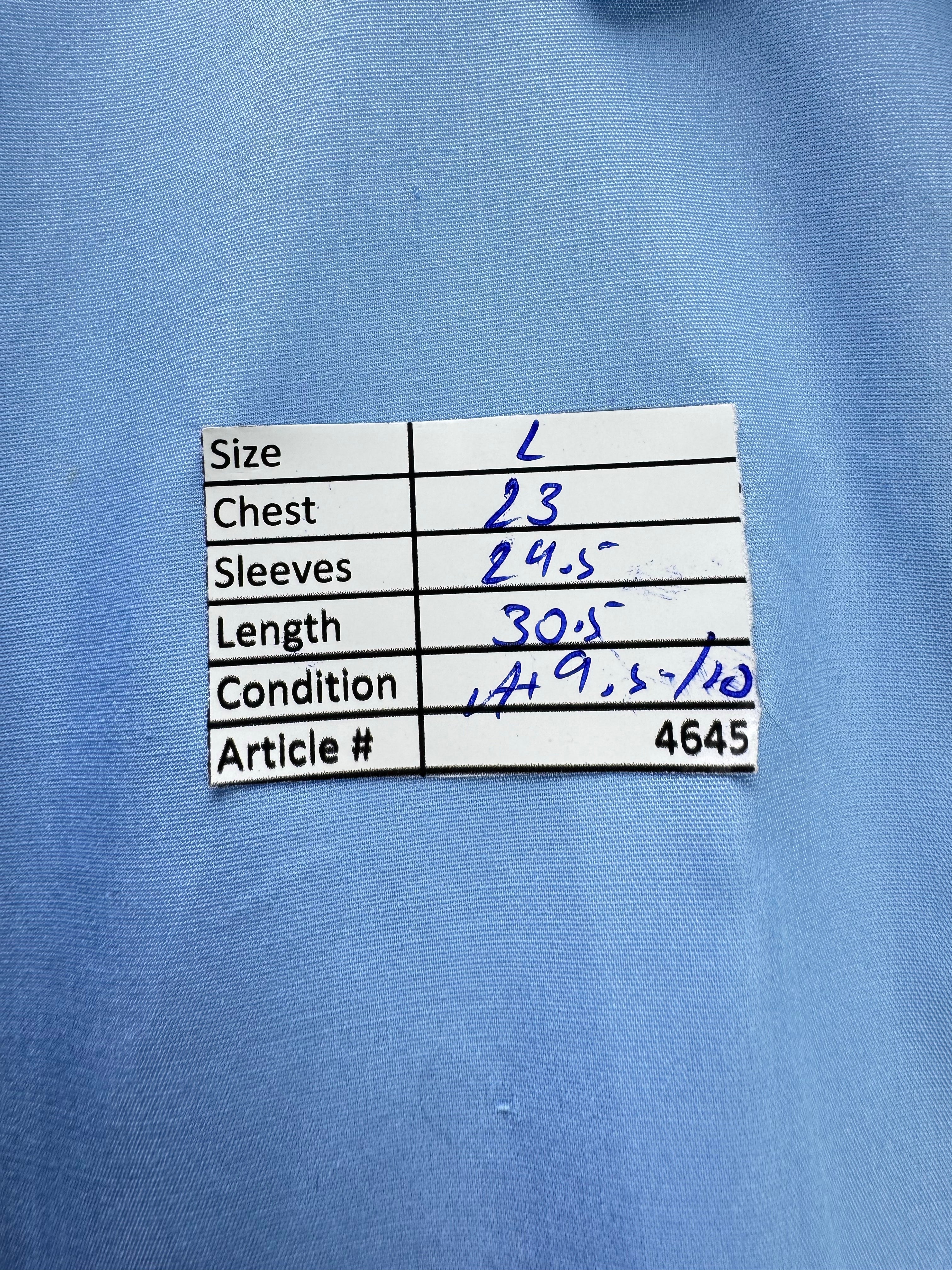 Winter Bottom's® Large | Chest: 23" | Blue | Collar: 15.5" Shirt | Poly - Cotton | 4645 - Genuine Maal