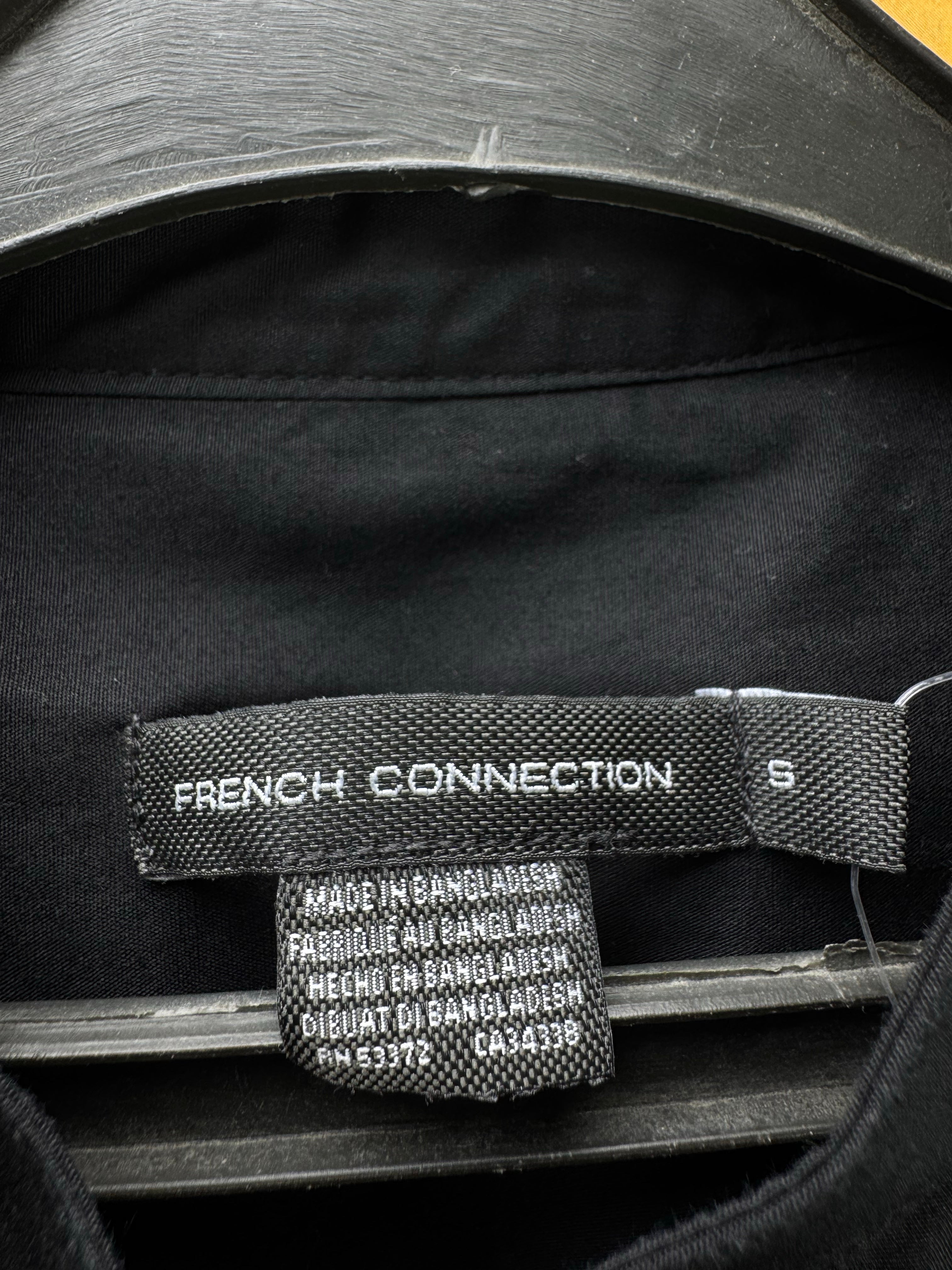 French Connection® Small | Chest: 20.5" | Black | Shirt | Poly - Cotton | 4463 - Genuine Maal