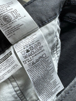 Le*i's® Waist: 34" | Black | Denim Pants | Cotton | 2450 - Genuine Maal