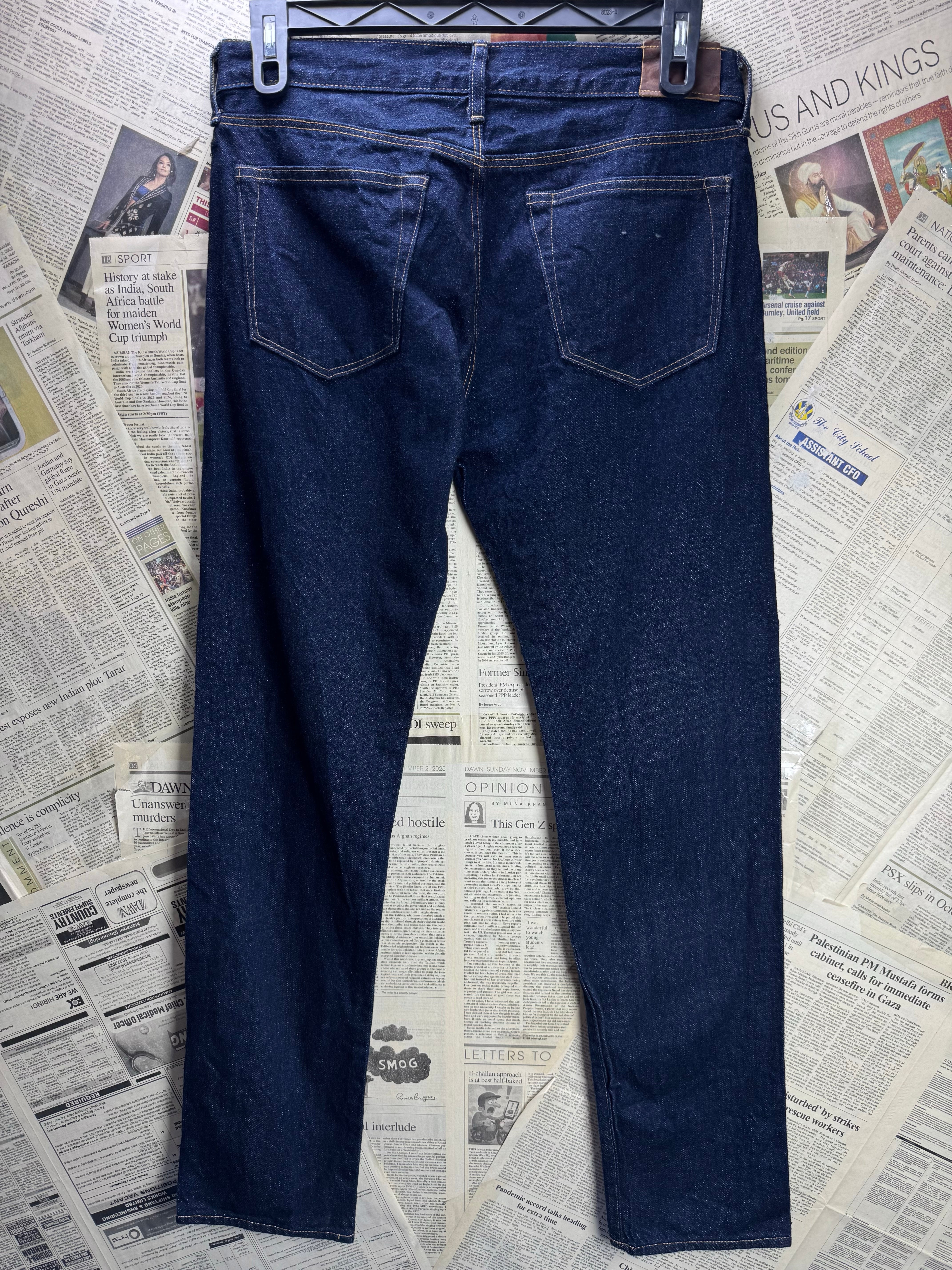 Kaihara® Waist: 32" | Blue | Denim Pants | Cotton | 2469 - Genuine Maal
