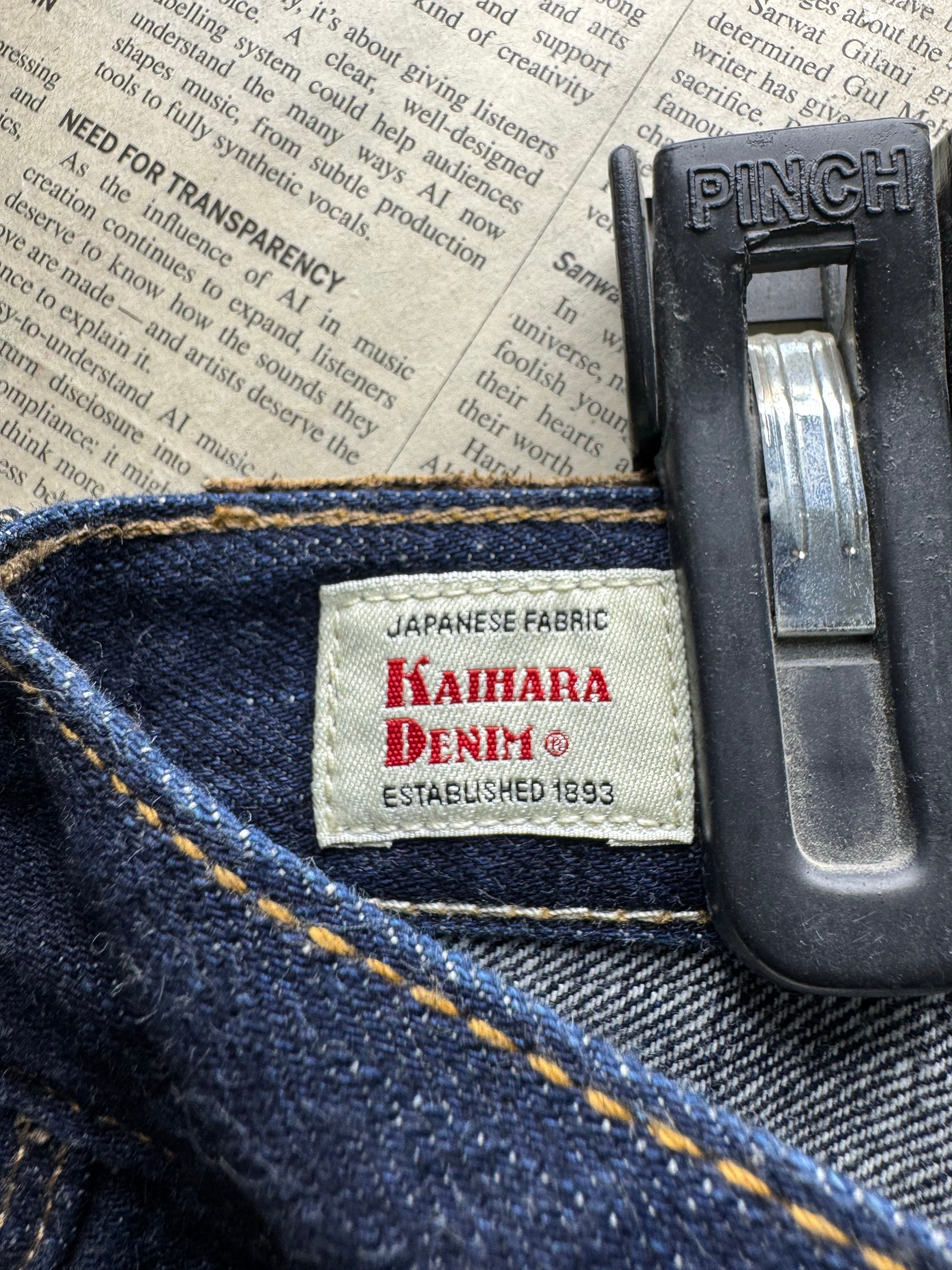 Kaihara® Waist: 32" | Blue | Denim Pants | Cotton | 2469 - Genuine Maal