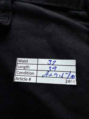 Denim Co.® Waist: 32" | Black | Relaxed Fit Cargo Denim Pants | Poly - Cotton | 2468 - Genuine Maal