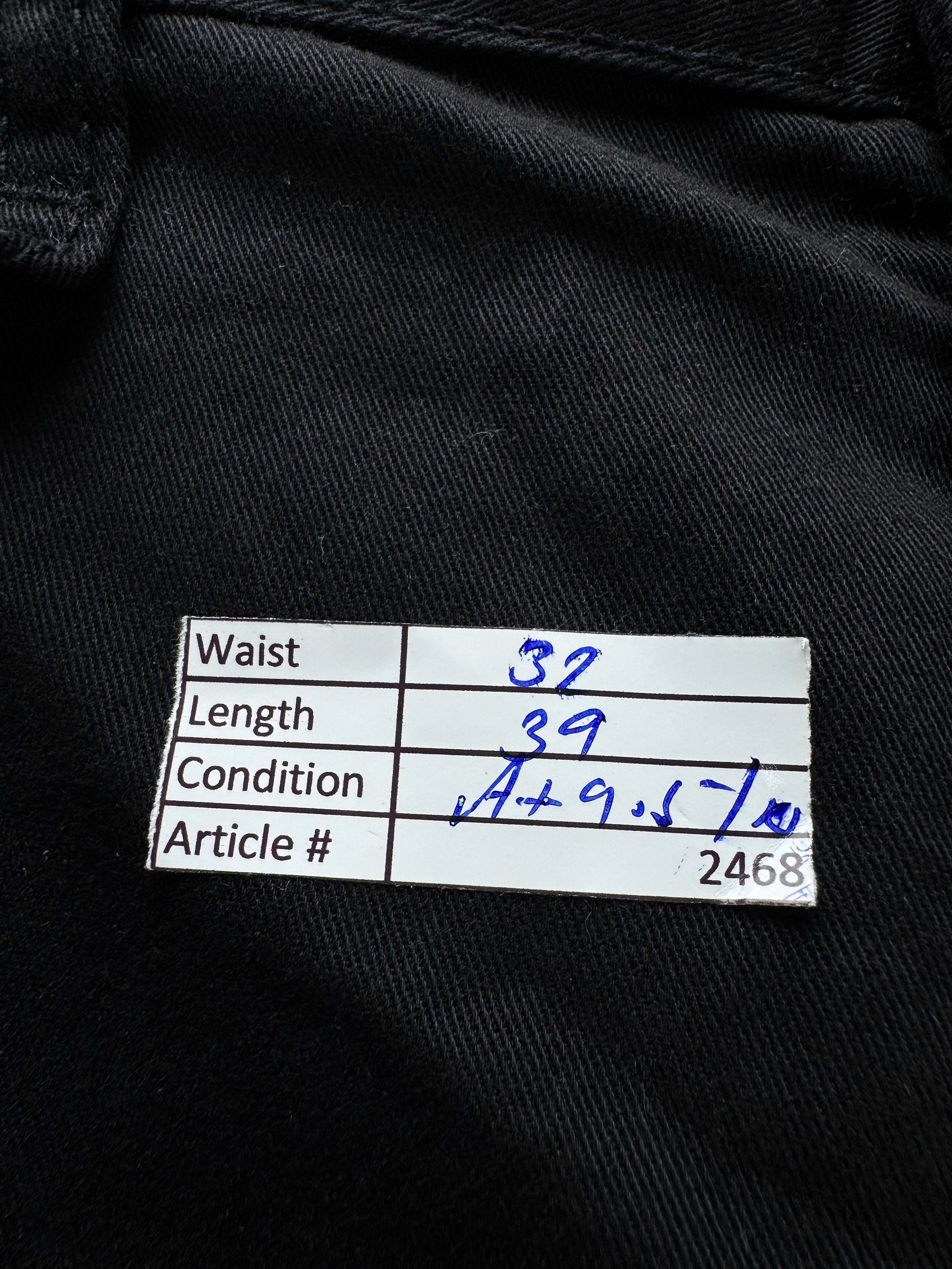 Denim Co.® Waist: 32" | Black | Relaxed Fit Cargo Denim Pants | Poly - Cotton | 2468 - Genuine Maal