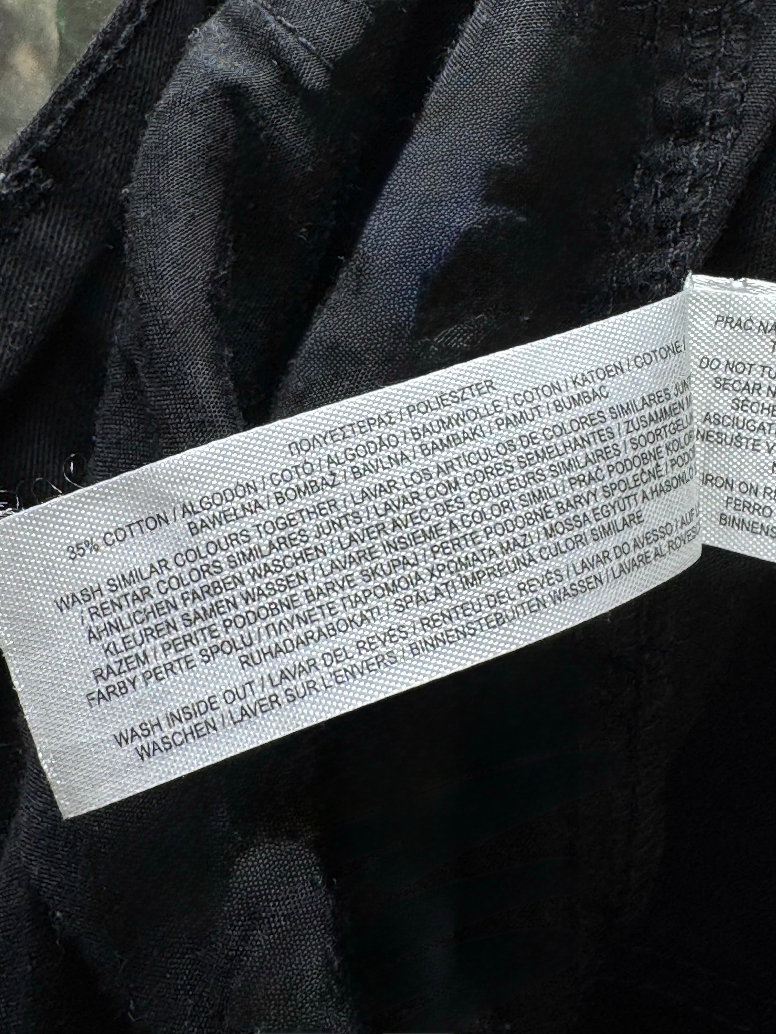 Denim Co.® Waist: 32" | Black | Relaxed Fit Cargo Denim Pants | Poly - Cotton | 2468 - Genuine Maal