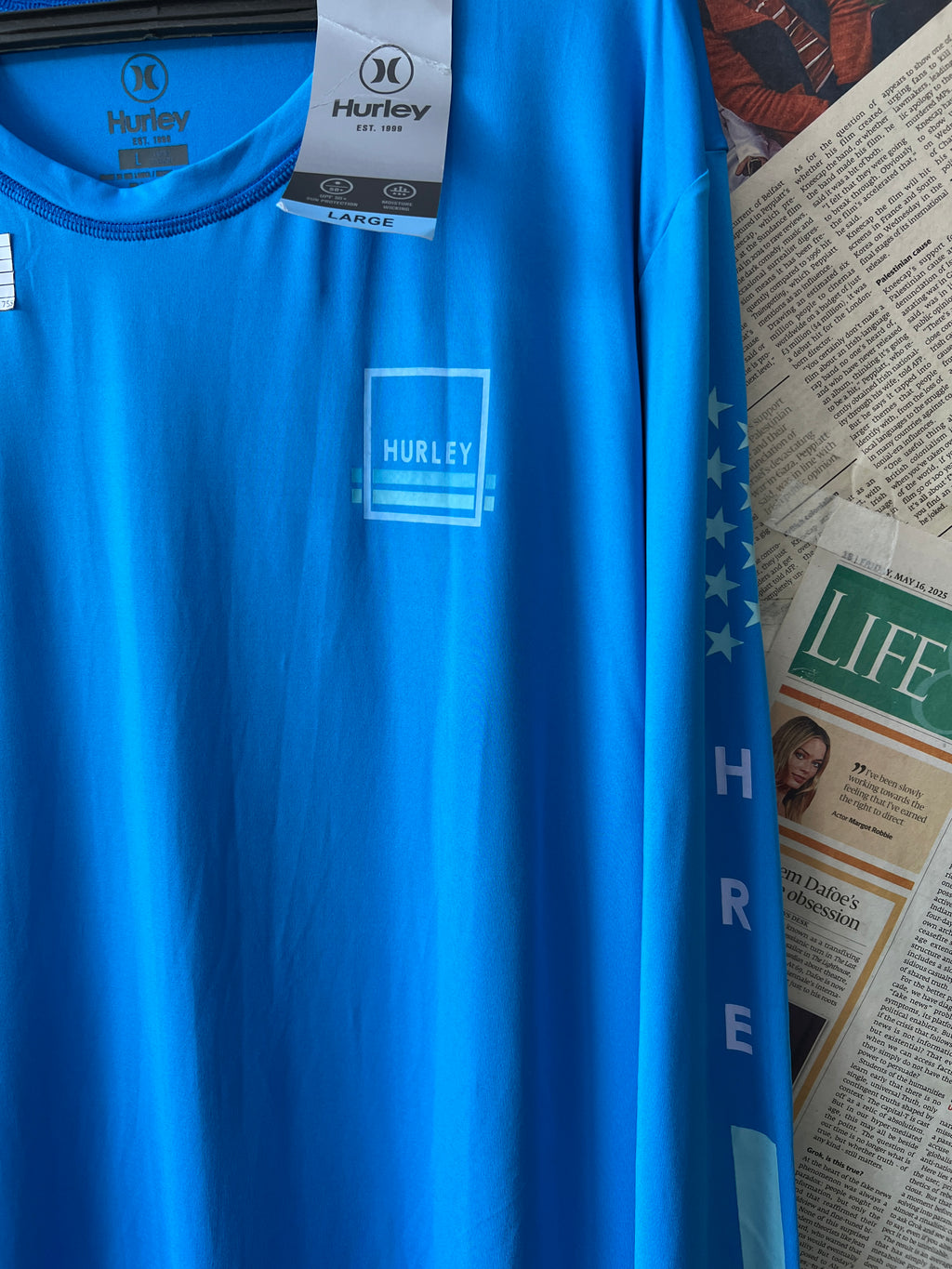 Hurley® Large | Chest: 23" | Blue | Shirt | 755 - Genuine Maal