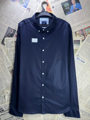 Steel & Jelly® Large | Chest: 23" | Blue | Shirt | Poly - Cotton - Elastane | 4475 - Genuine Maal