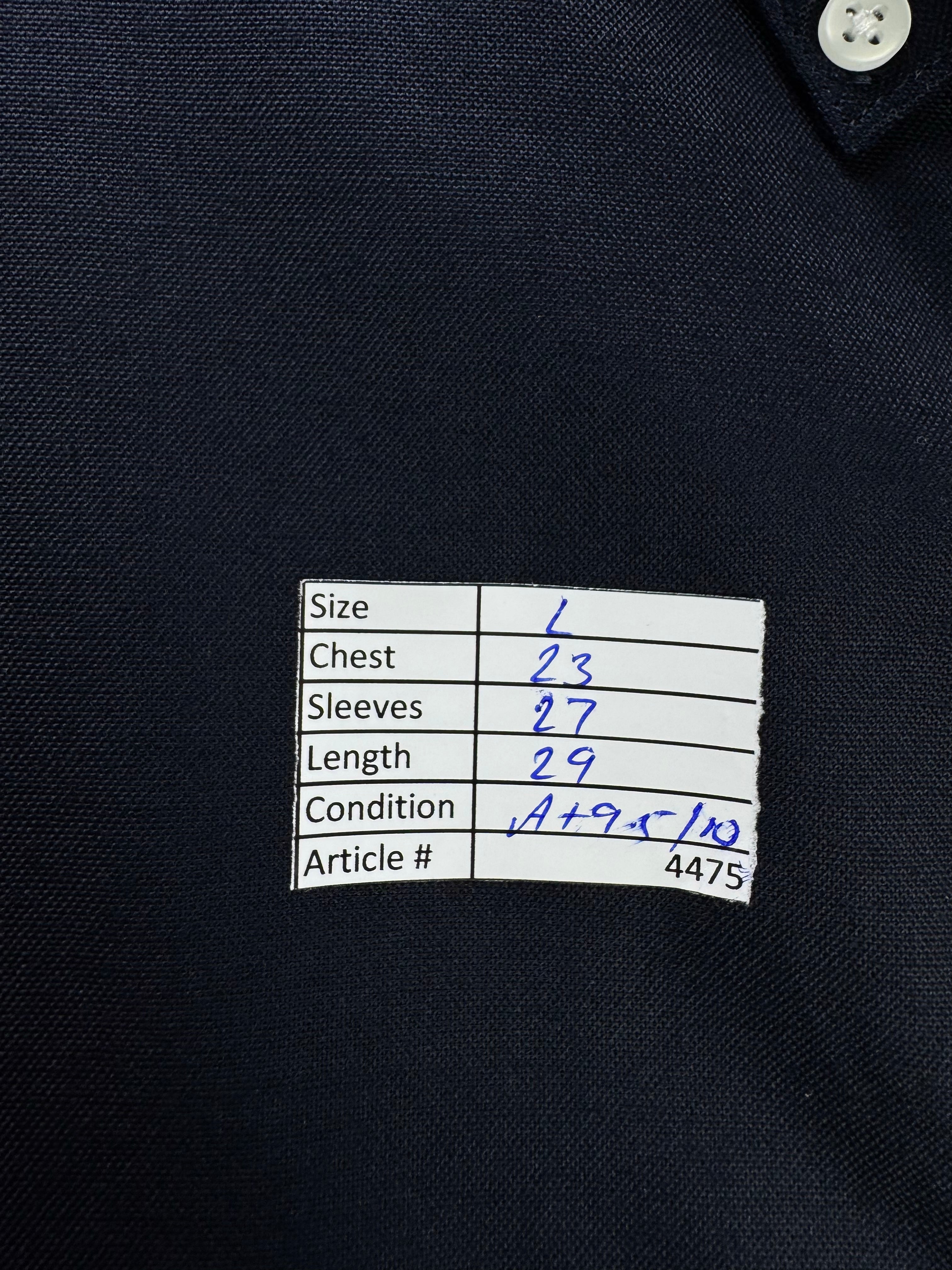 Steel & Jelly® Large | Chest: 23" | Blue | Shirt | Poly - Cotton - Elastane | 4475 - Genuine Maal
