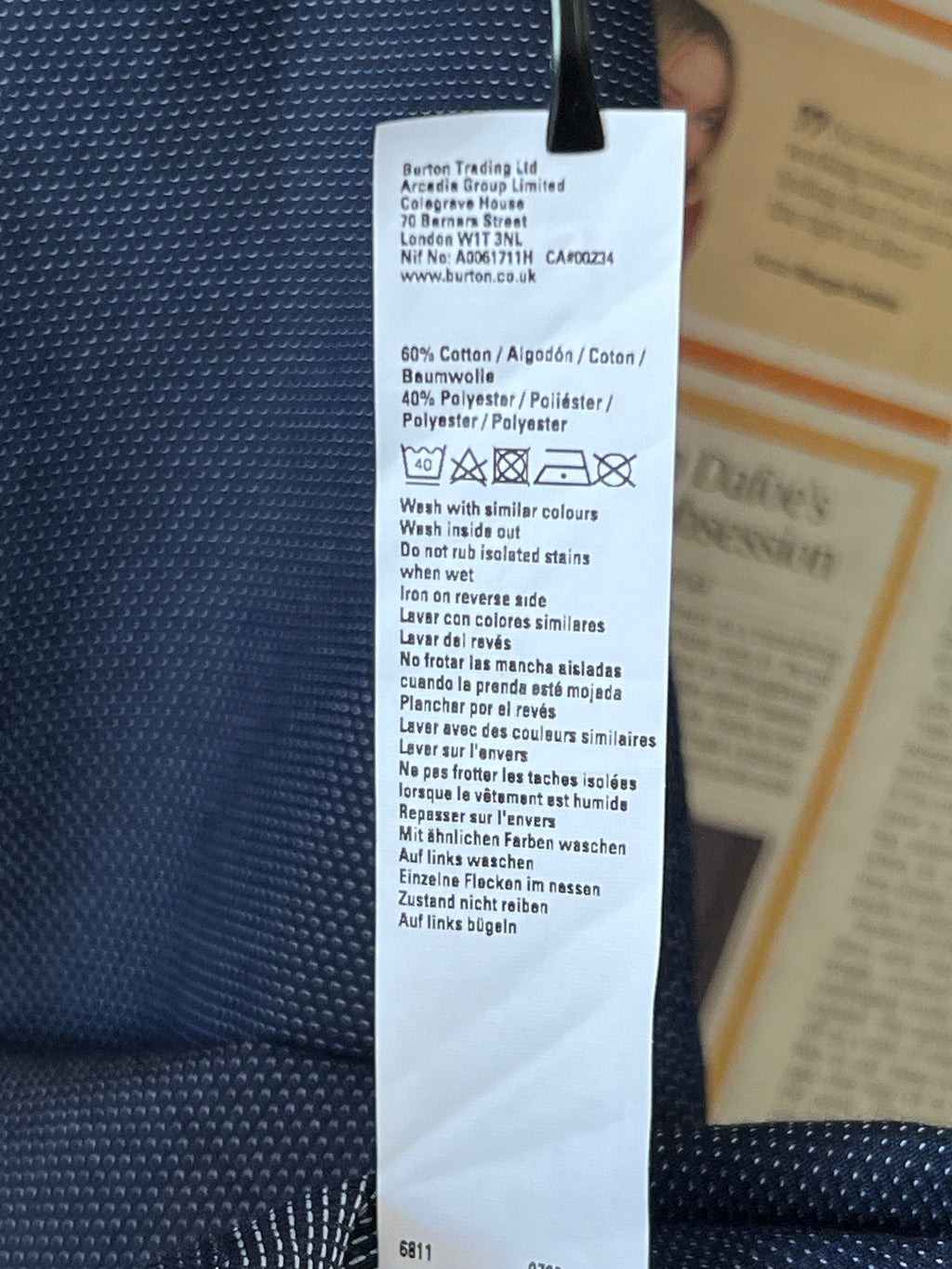 Bruton® Small | Chest: 20.5" | Blue | Shirt | 754 - Genuine Maal