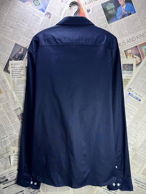 Steel & Jelly® Large | Chest: 23" | Blue | Shirt | Poly - Cotton - Elastane | 4475 - Genuine Maal