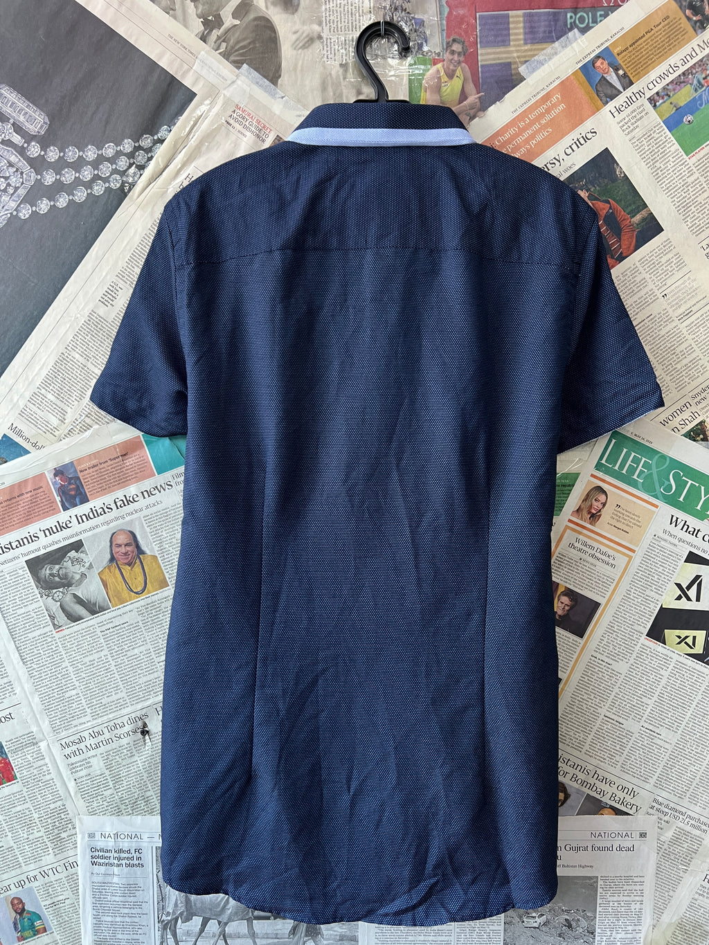 Bruton® Small | Chest: 20.5" | Blue | Shirt | 754 - Genuine Maal