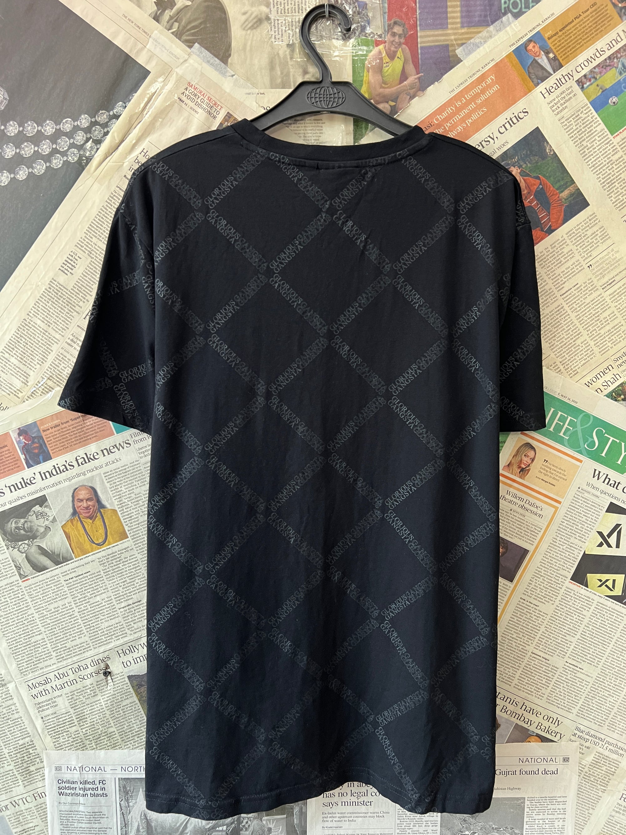 Glorious Gangsta® Medium | Chest: 21.5 | Black | T-Shirt | 753 - Genuine Maal