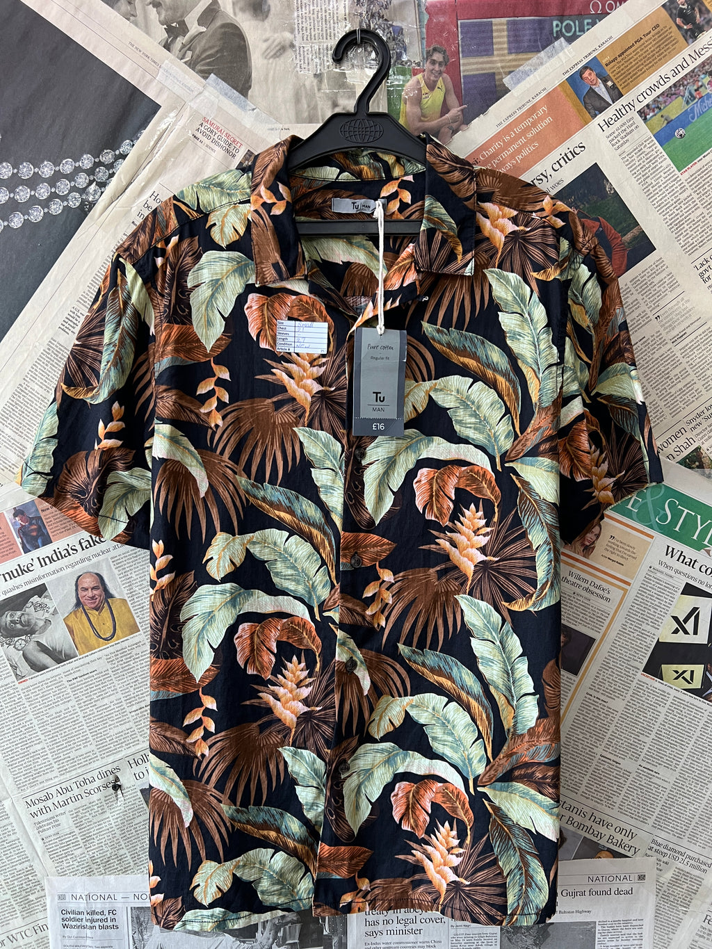 Tu® Small | Chest: 21" | Floral | Huawei | 752 - Genuine Maal