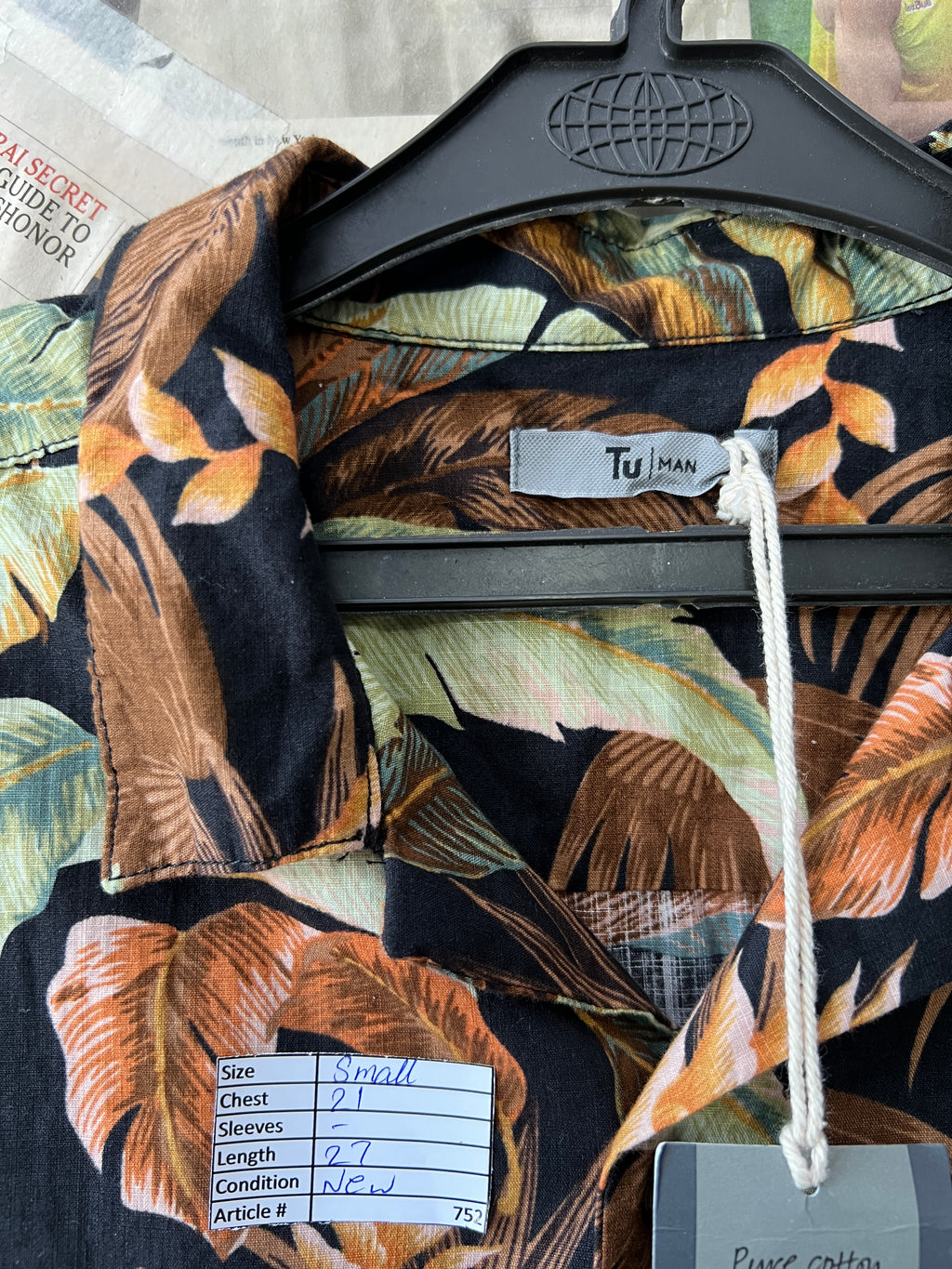 Tu® Small | Chest: 21" | Floral | Huawei | 752 - Genuine Maal