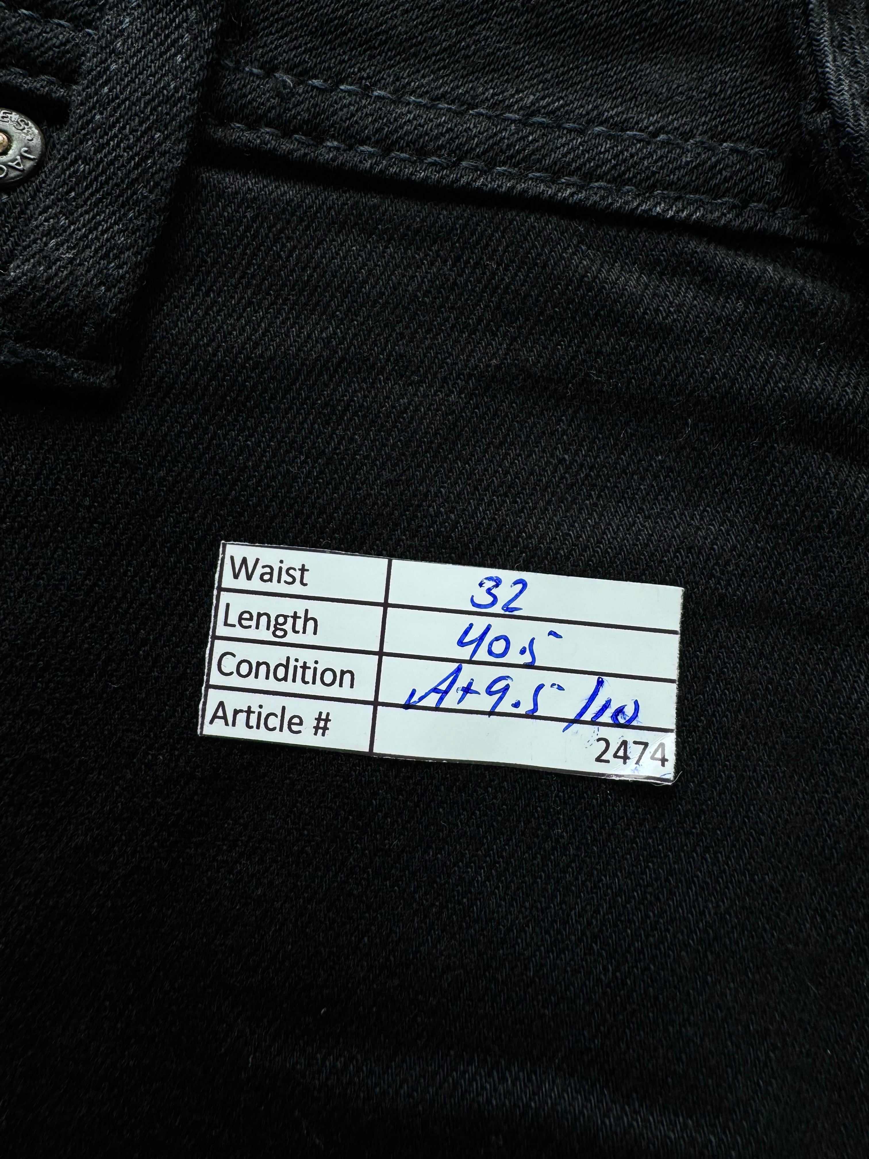 Jack & Jones® Waist: 32" | Black | Skinny Fit Denim Pants | Cotton - Elastane | 2474 - Genuine Maal