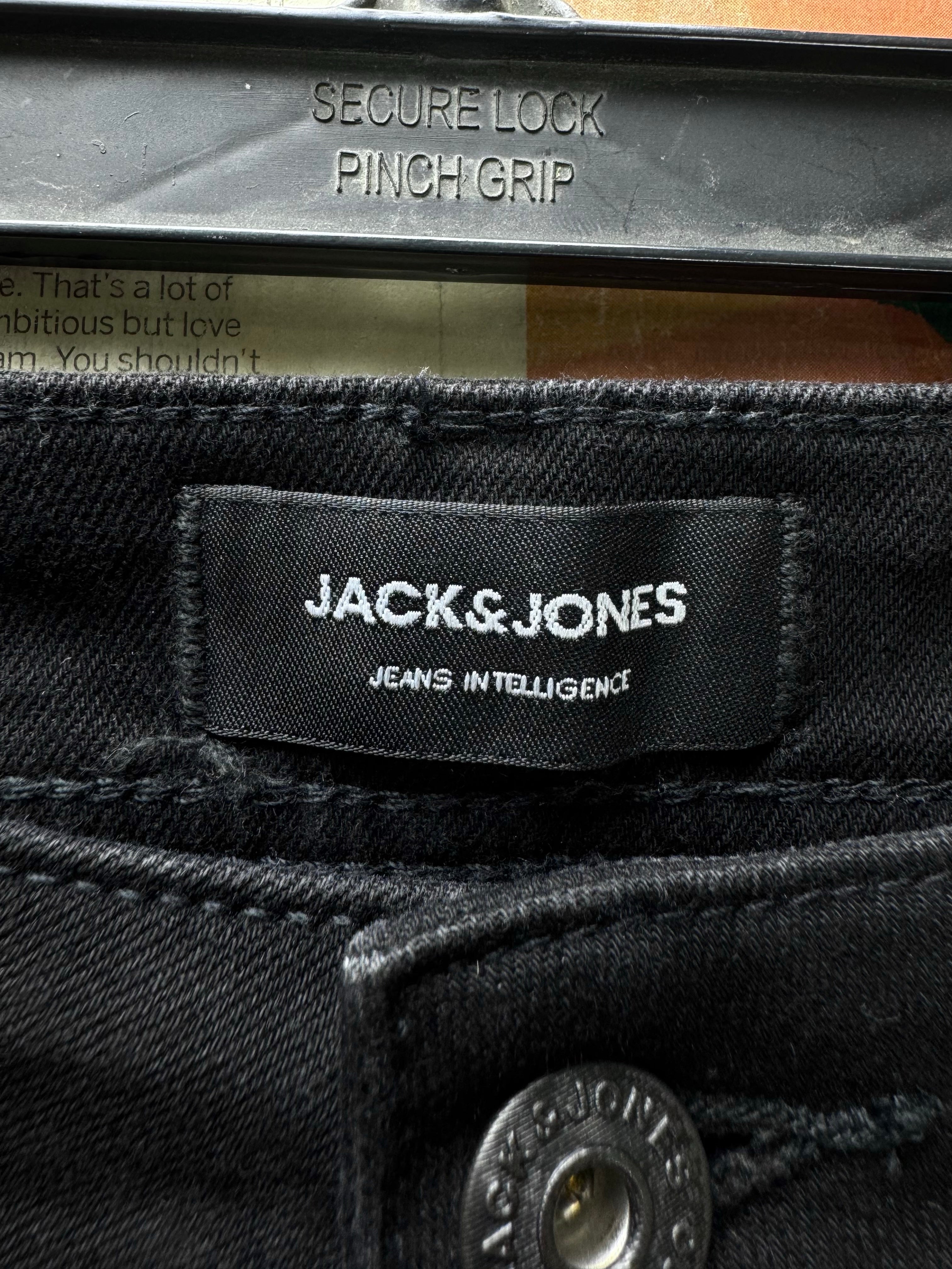 Jack & Jones® Waist: 32" | Black | Skinny Fit Denim Pants | Cotton - Elastane | 2474 - Genuine Maal