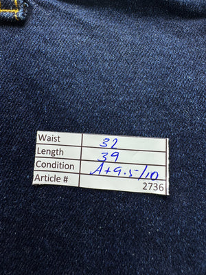 Asos® Waist: 32" | Blue | Slim Fit Denim Pants | Cotton - Elastane | 2736 - Genuine Maal