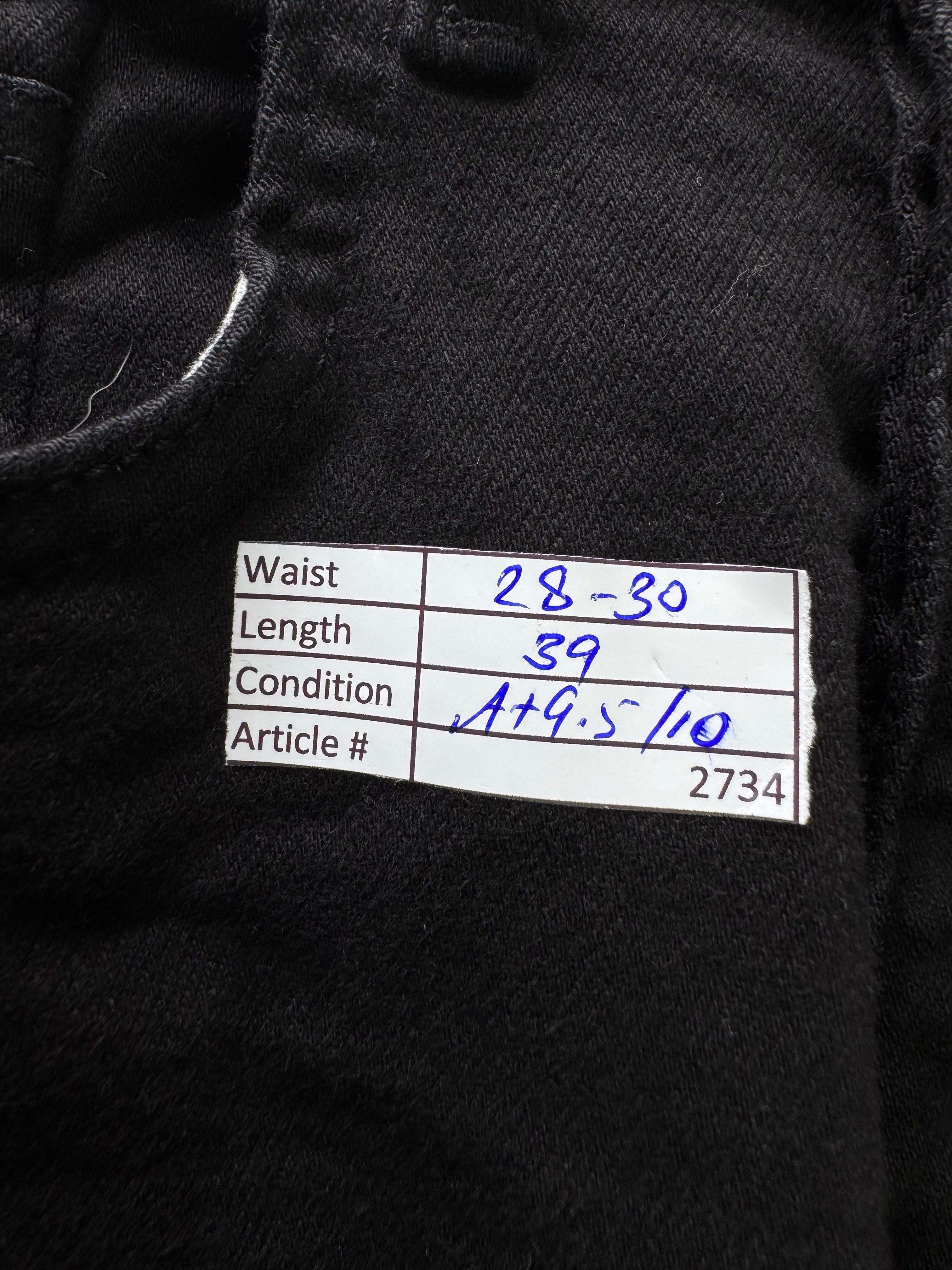 Denim Co.® Waist: 28" to 30" | Black | Slim Fit Denim Pants | Cotton - Elastane - Lycra | 2734 - Genuine Maal