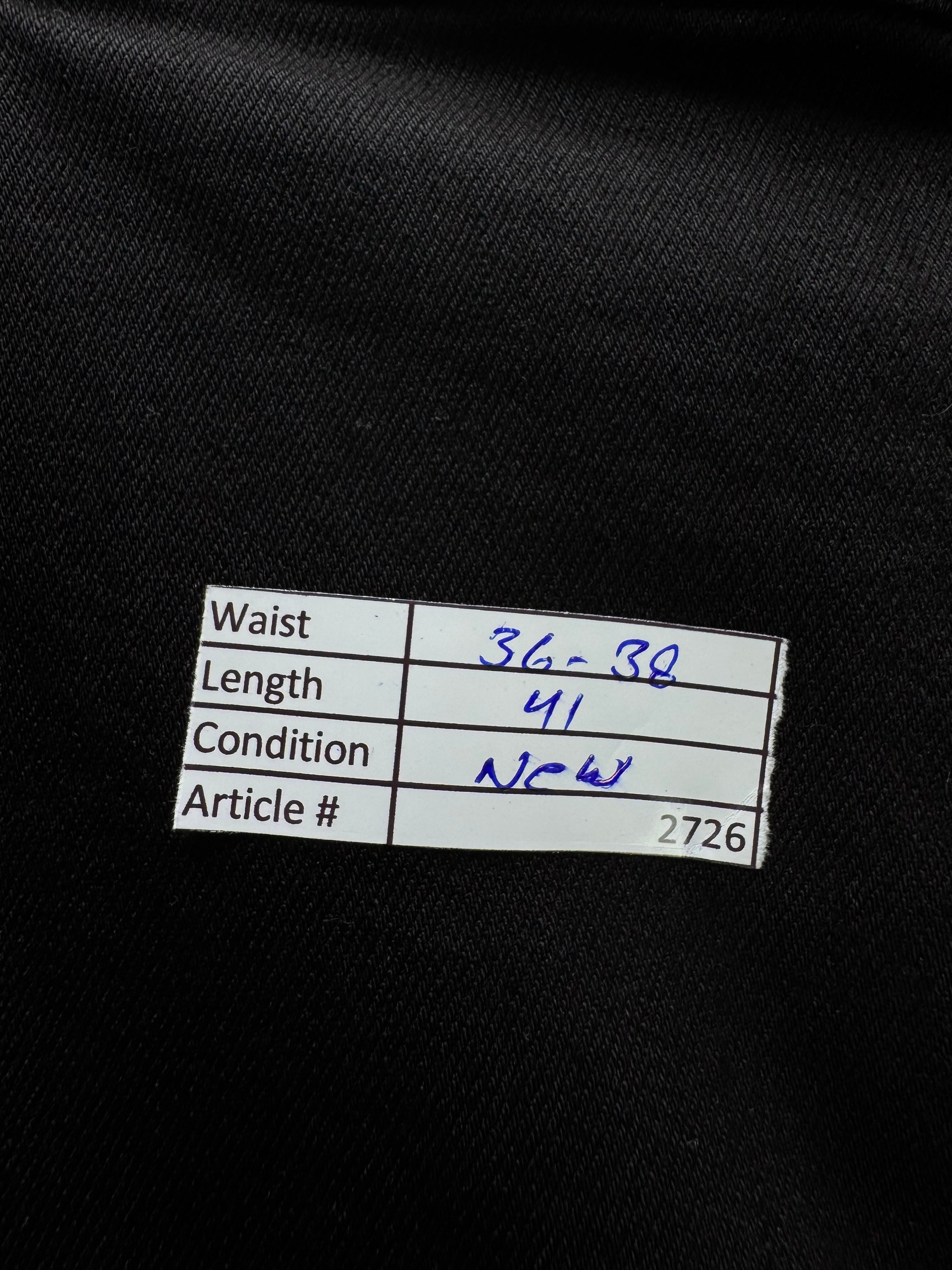 Asos® Waist: 36" to 38" | Black | Denim Pants | Poly - Cotton - Elastane | 2726 - Genuine Maal