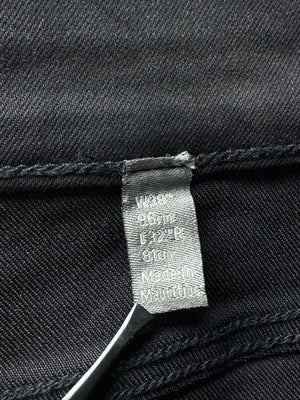 Asos® Waist: 36" to 38" | Black | Denim Pants | Poly - Cotton - Elastane | 2726 - Genuine Maal