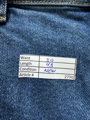 Asos® Waist: 30" | Blue | Skinny Fit Denim Pants | Cotton - Elastane | 2730 - Genuine Maal