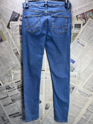 Asos® Waist: 30" | Blue | Skinny Fit Denim Pants | Cotton - Elastane | 2730 - Genuine Maal