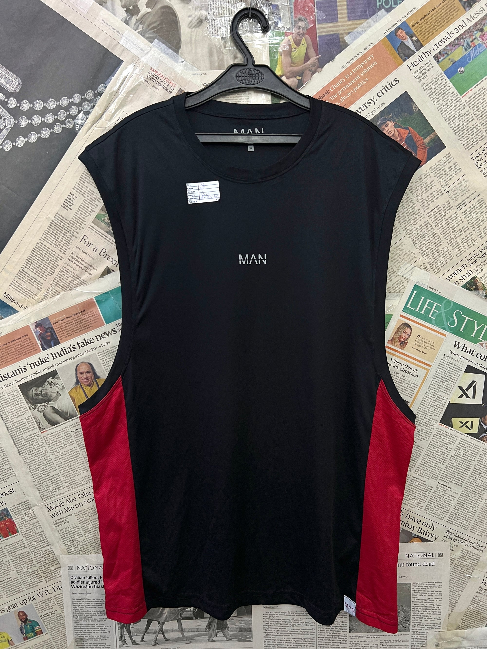 MAN® XL | Chest: 25" | Black | Tango | 858 - Genuine Maal