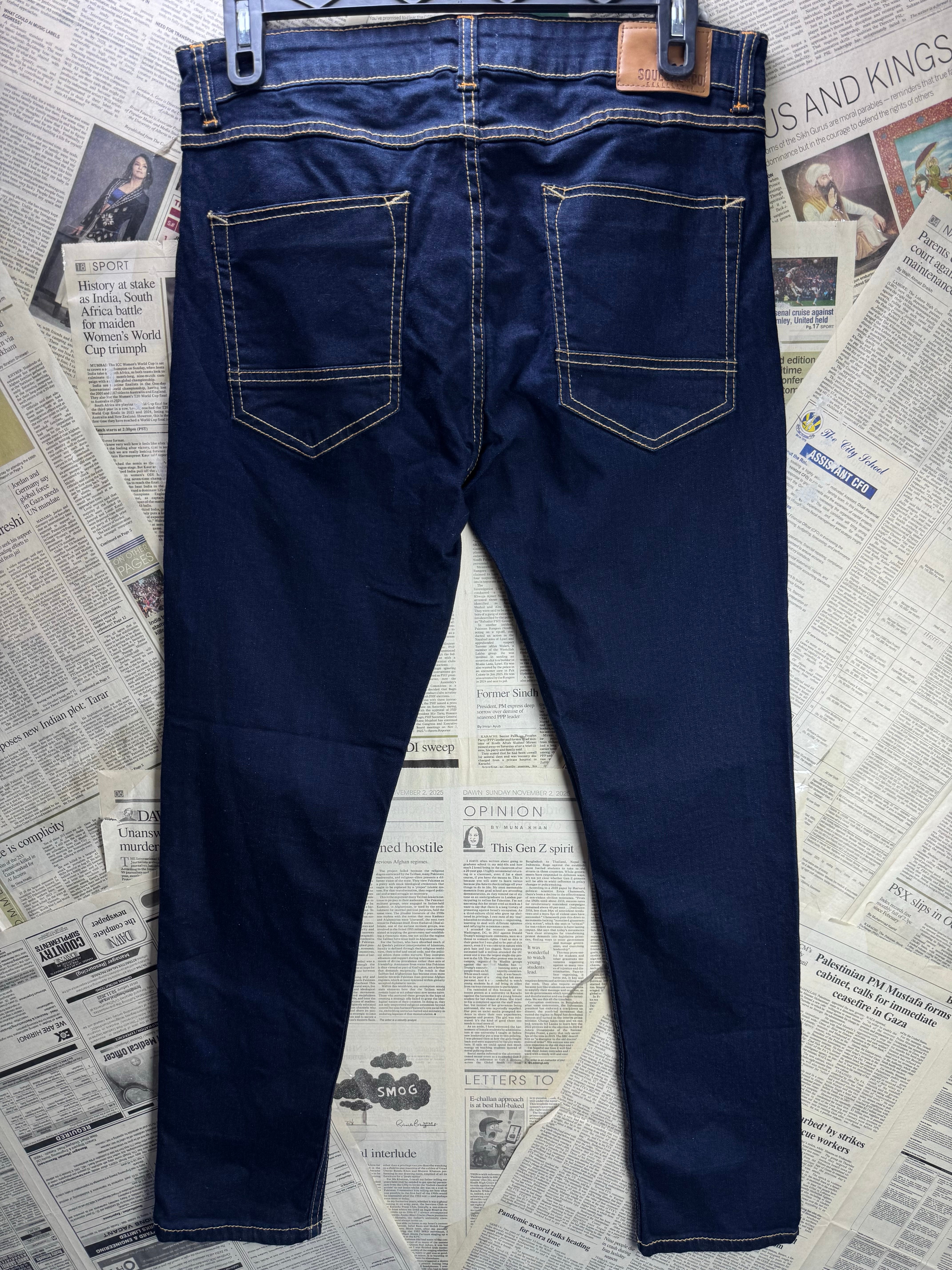 Soulcal & Co.® Waist: 34" | Blue | Denim Pants | Cotton - Elastane | 2727 - Genuine Maal