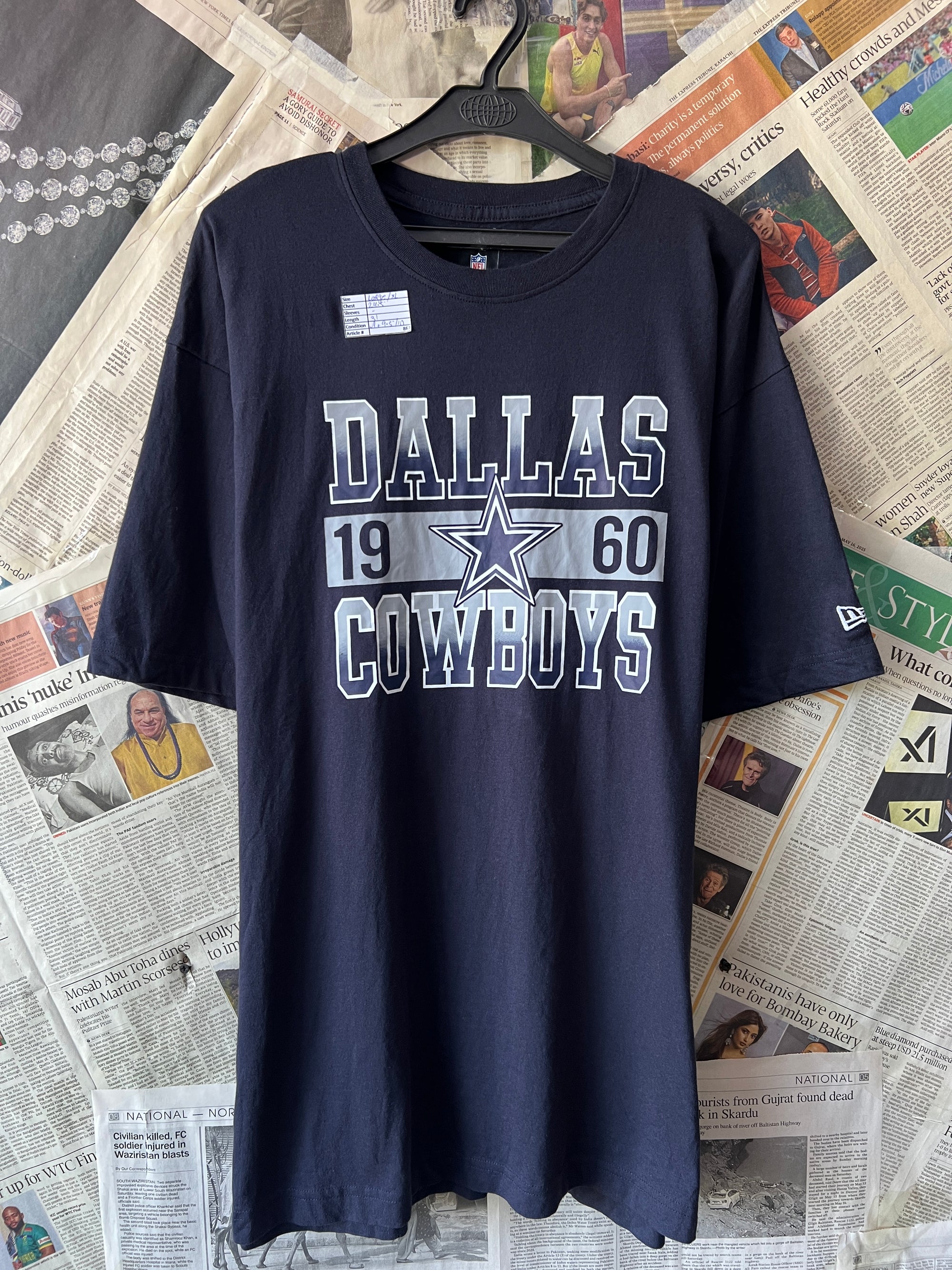 NFL® L/XL | Chest: 24.5" | Navy | T-Shirt | 867 - Genuine Maal