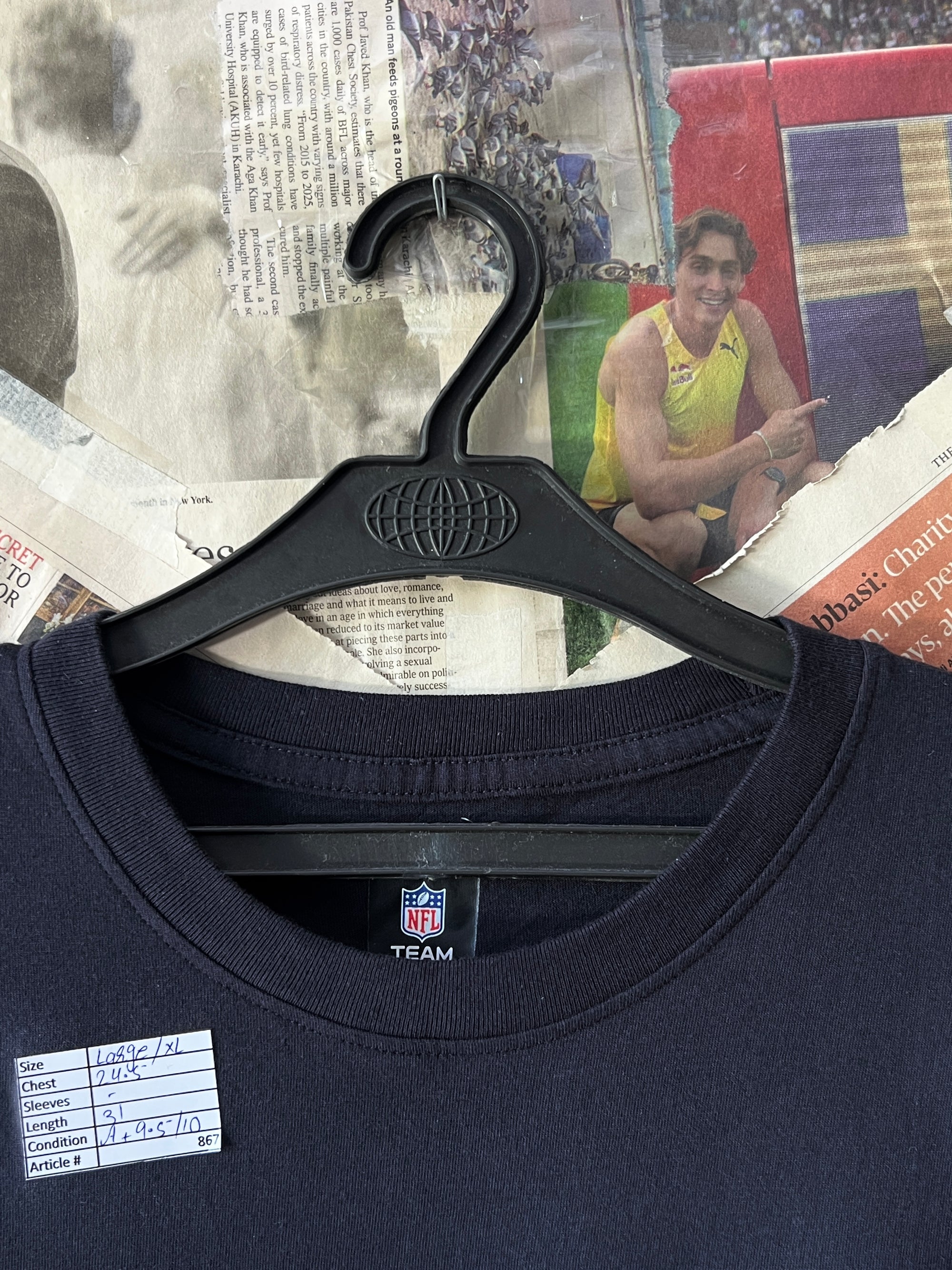 NFL® L/XL | Chest: 24.5" | Navy | T-Shirt | 867 - Genuine Maal