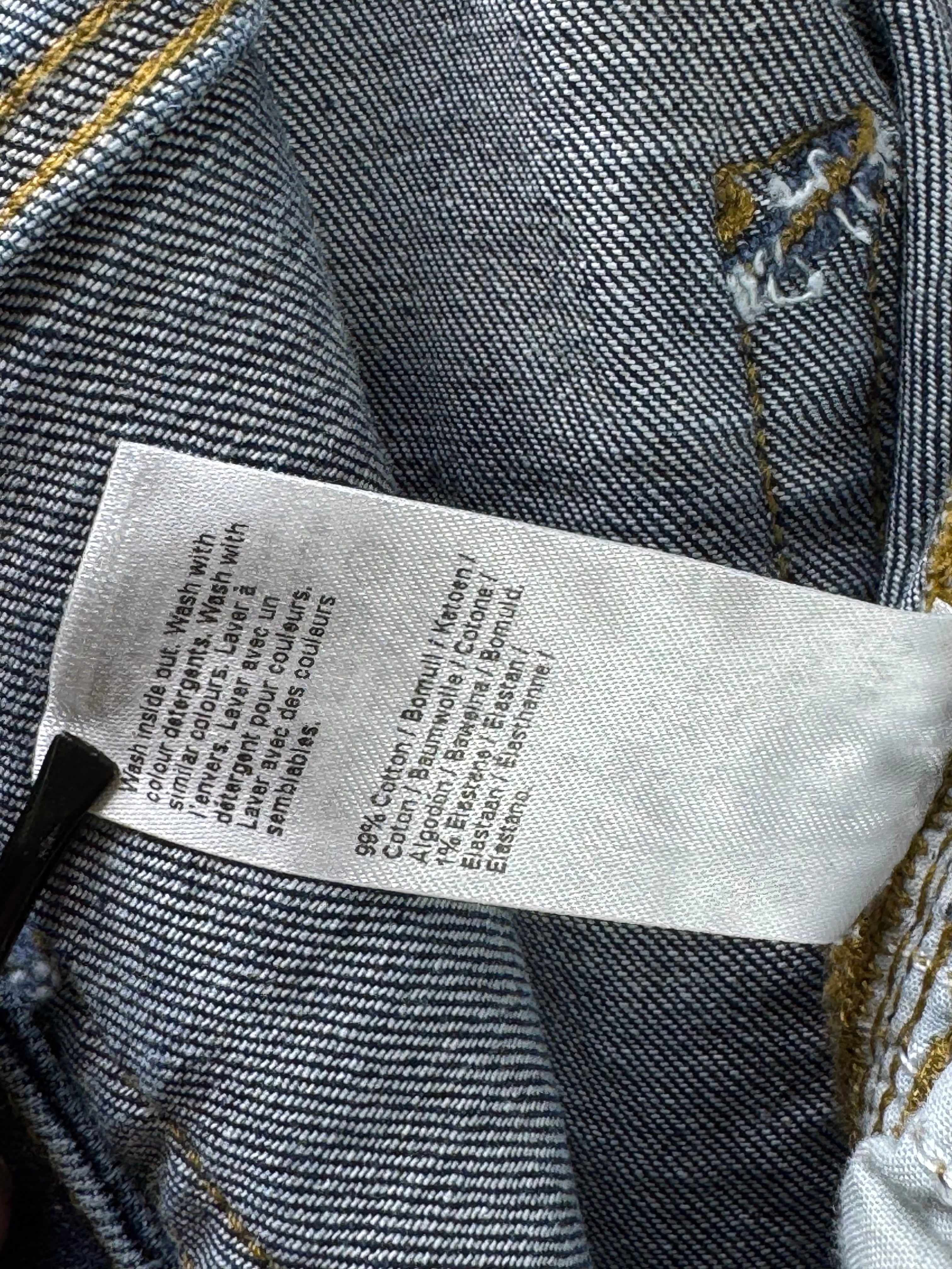 River Island® Waist: 36" | Blue | Skinny Fit Denim Pants | Cotton - Elastane | 2456 - Genuine Maal