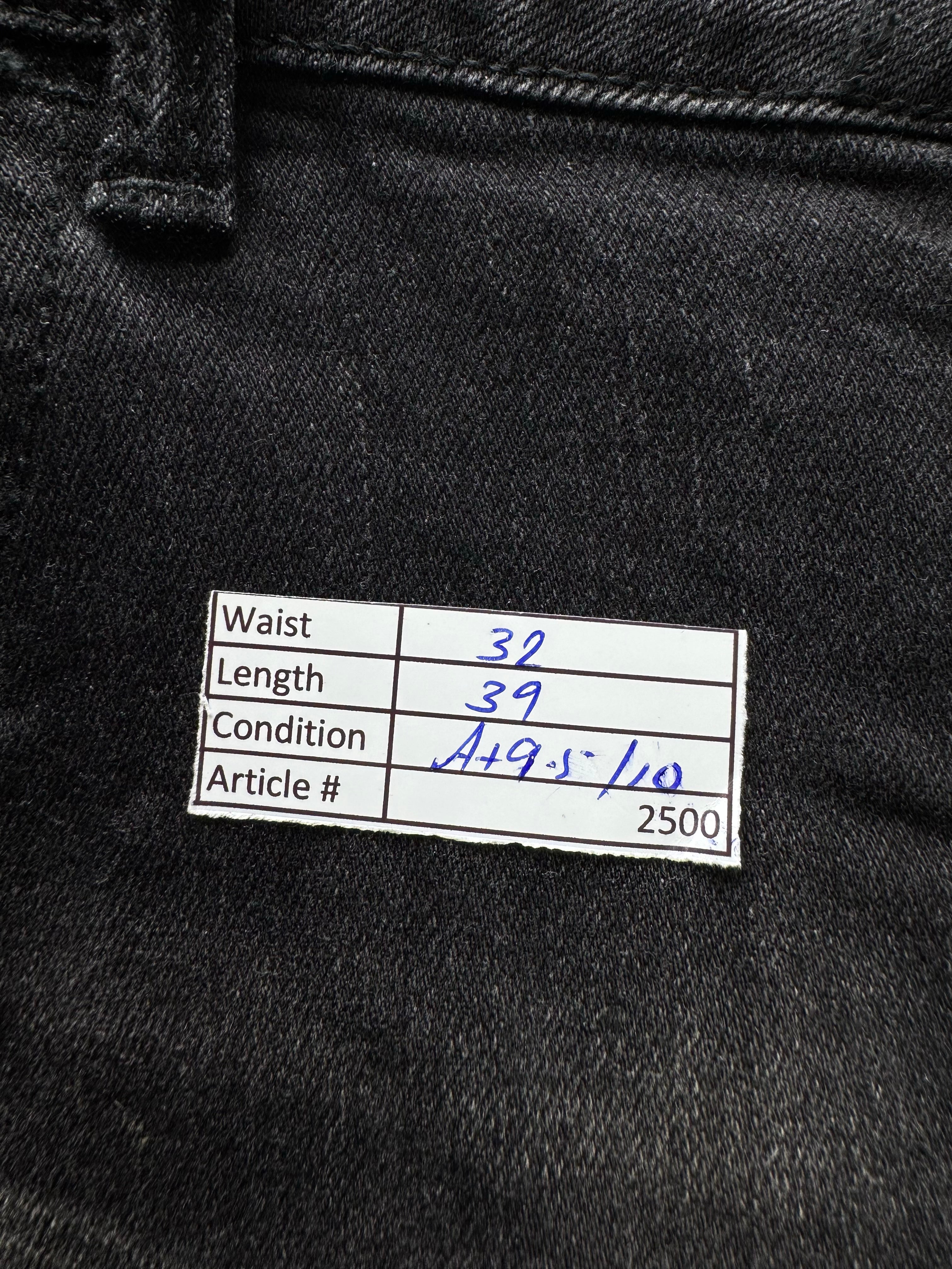 Avenzi Jeans® Waist: 32" | Black | Distressed Denim Pants | Poly - Cotton - Elastane | 2500 - Genuine Maal