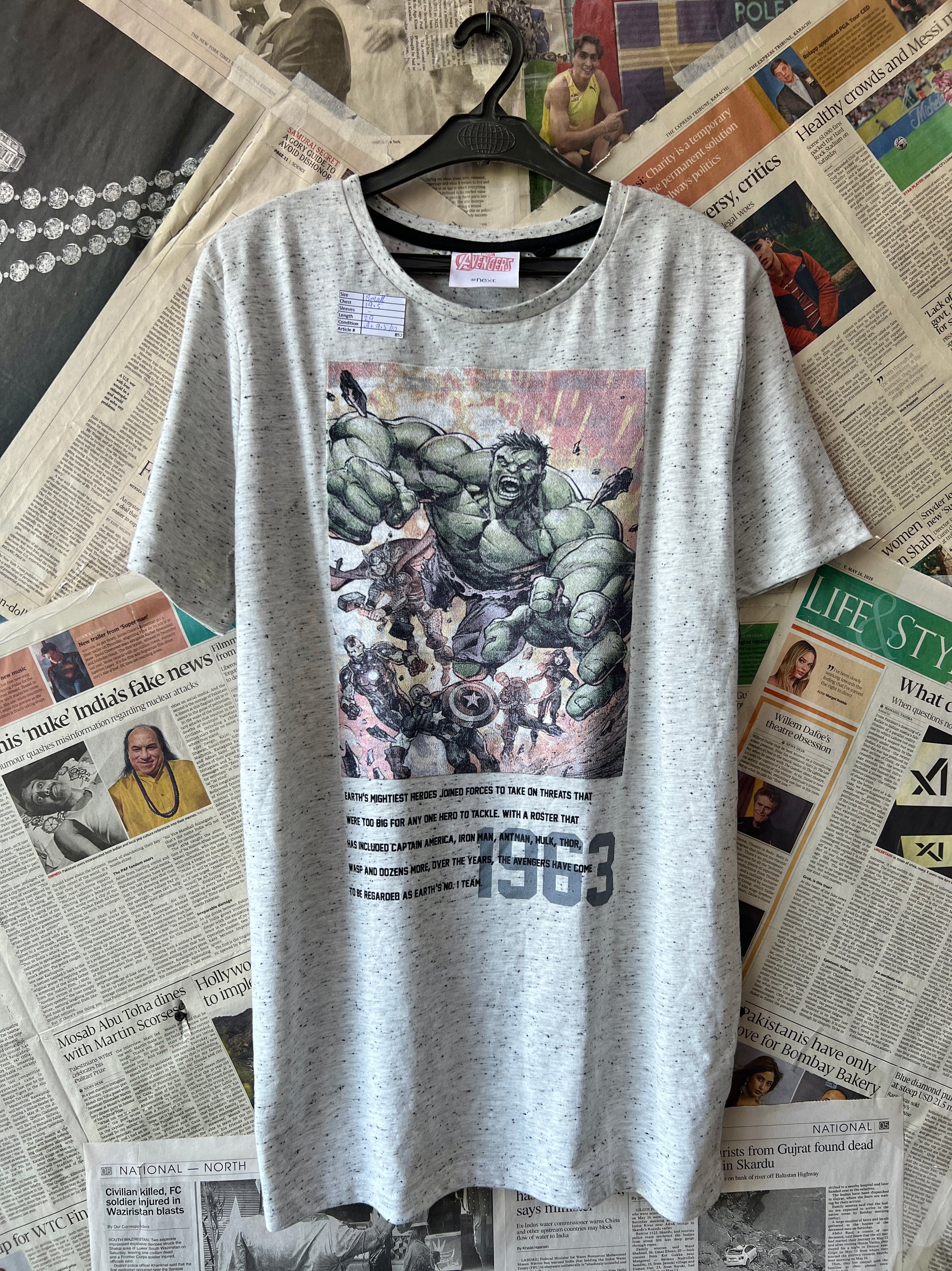 Next® Small | Chest: 19.5" | Marvel | T-Shirt | 852 - Genuine Maal