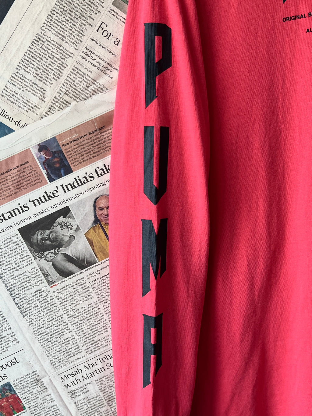 P*ma® Small | Chest: 20" | Pale Crimson | Sweat Shirt | 860 - Genuine Maal