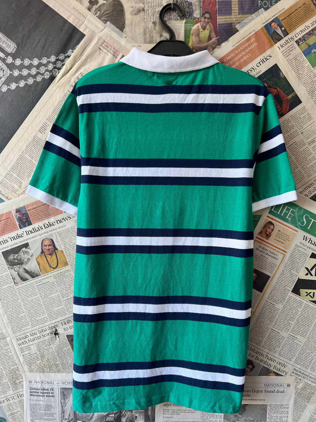 Primark® Small | Chest: 19" | Green | Polo | 870 - Genuine Maal