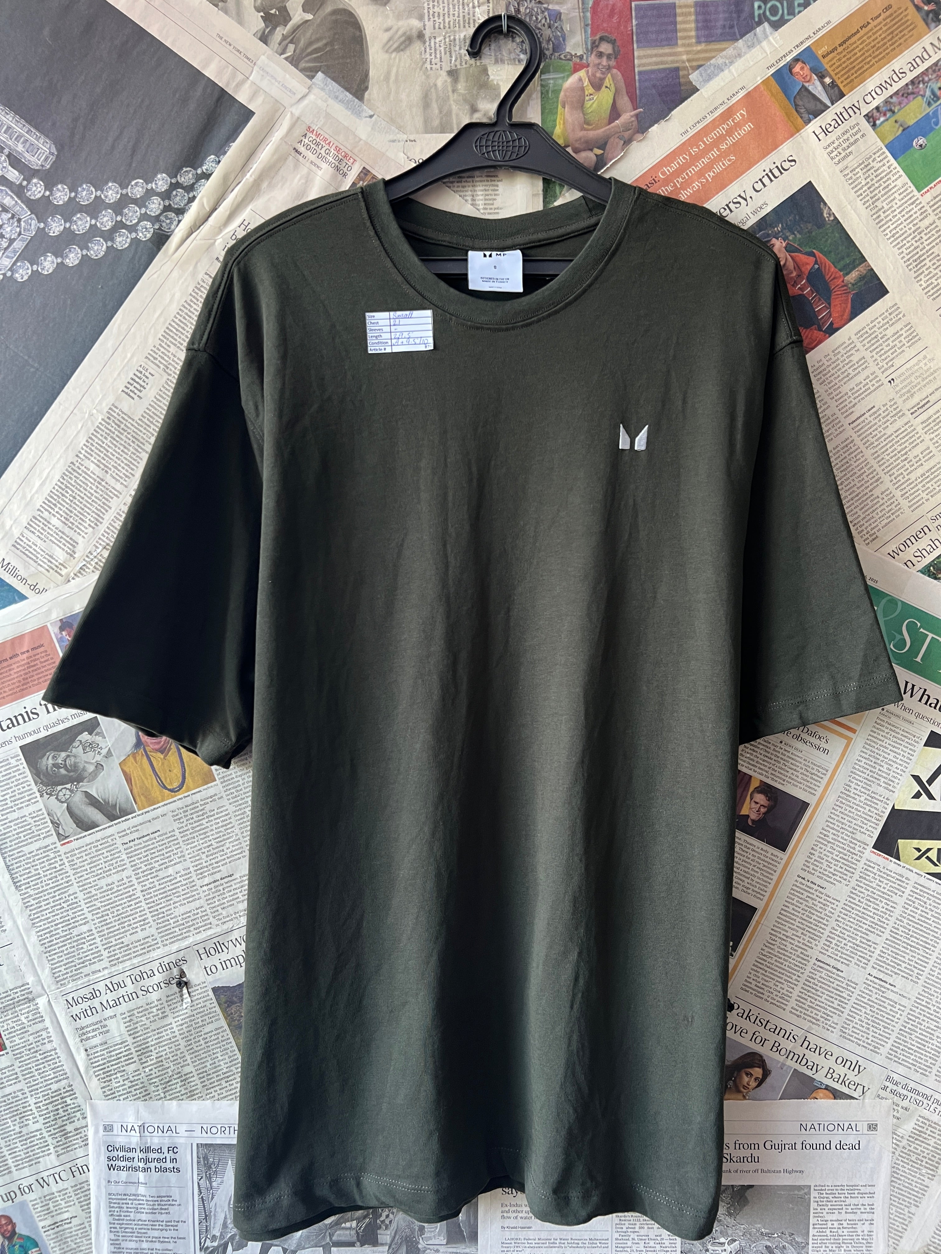 MP® Small | Chest: 21" | Dark Olive | T-Shirt | 871 - Genuine Maal